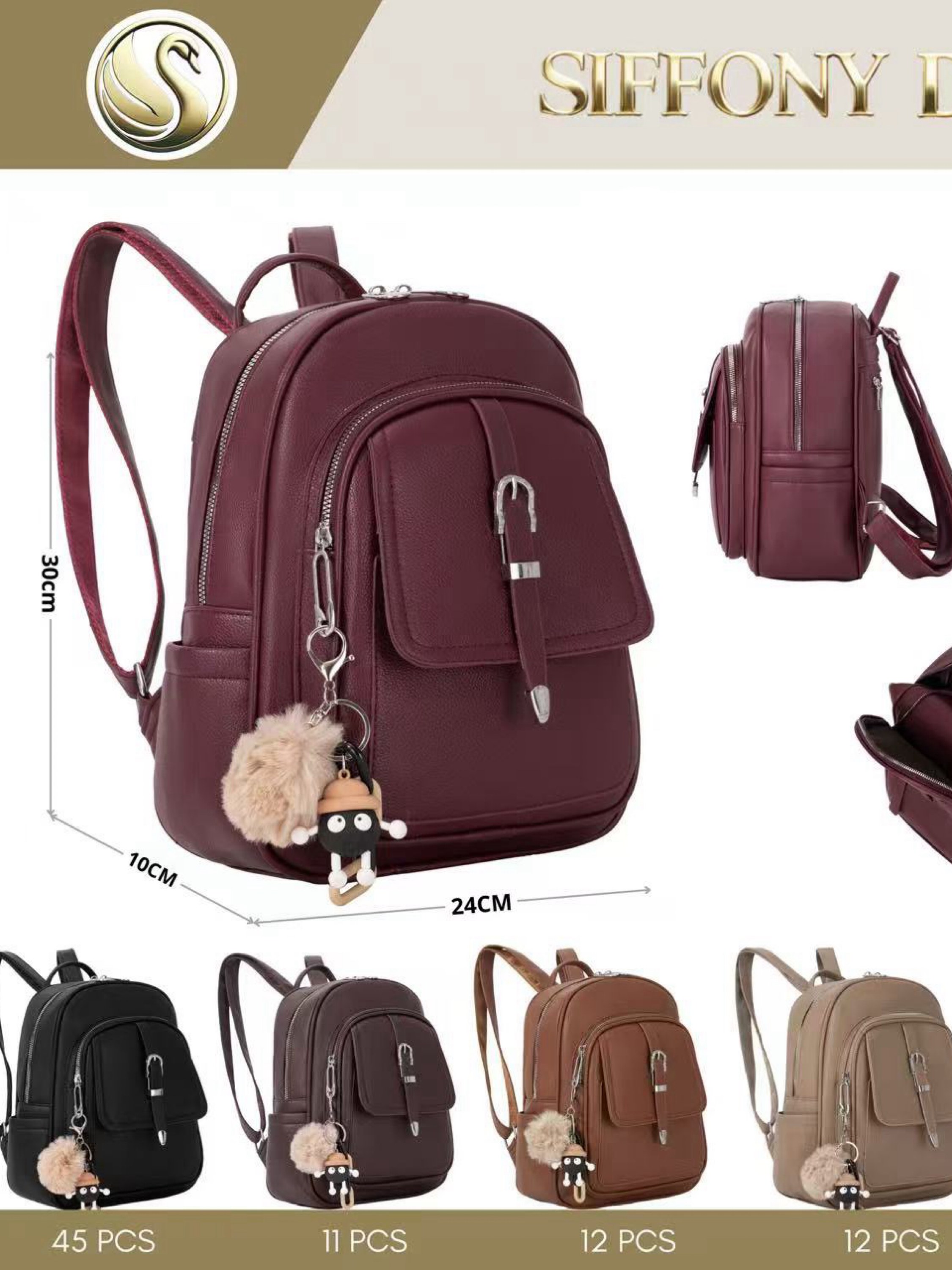 Mochila menor com chaveiro SD-9847