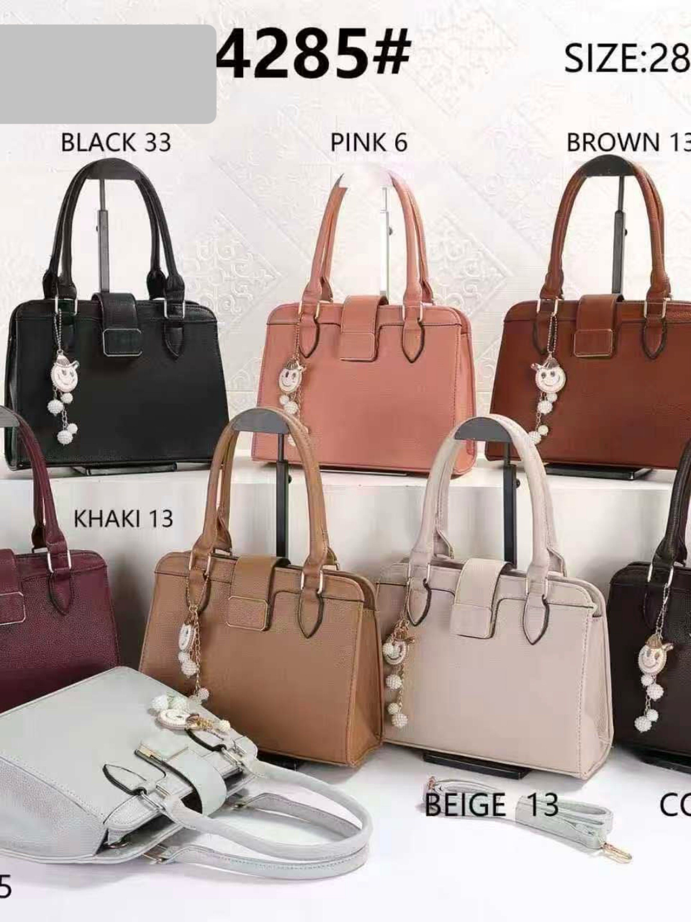 Bolsa média com chaveiro 4285#