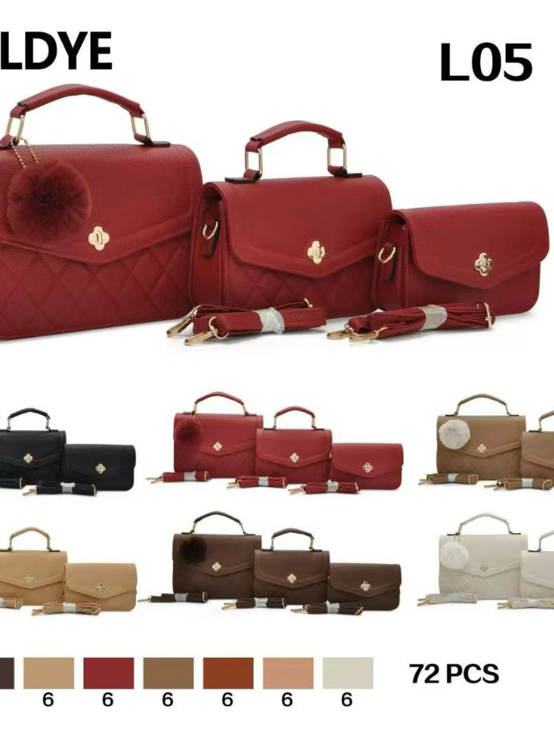 Bolsa kit com 3 peças L05