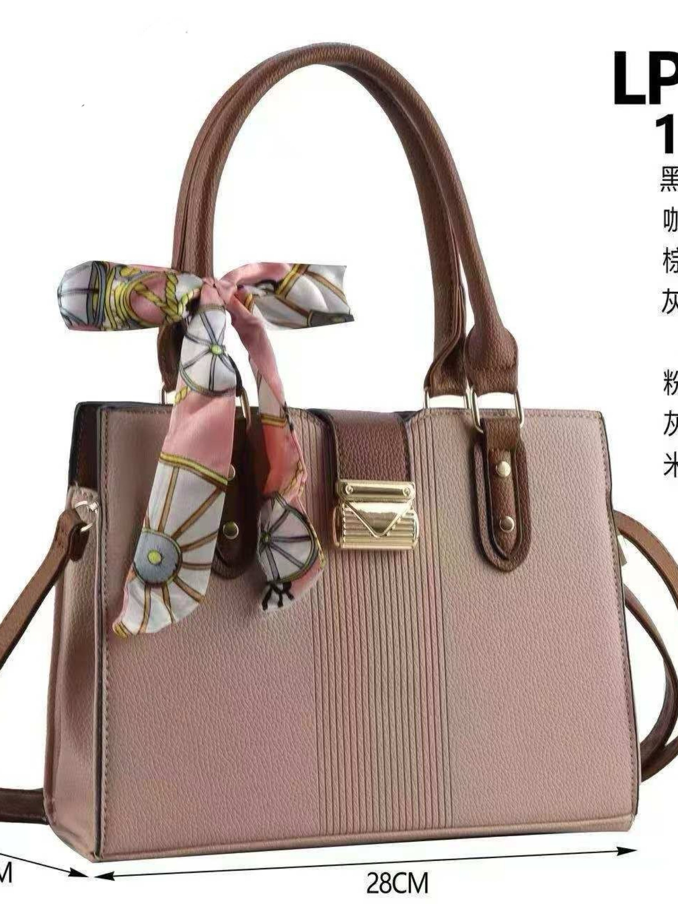 Bolsa média com lenço LP920-5