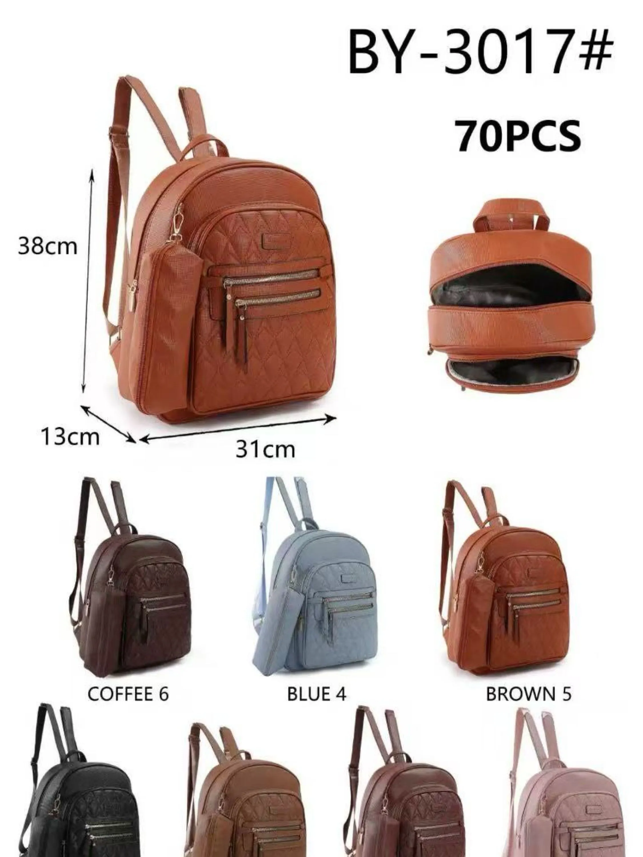 Mochila grande com estojo BY-3017#