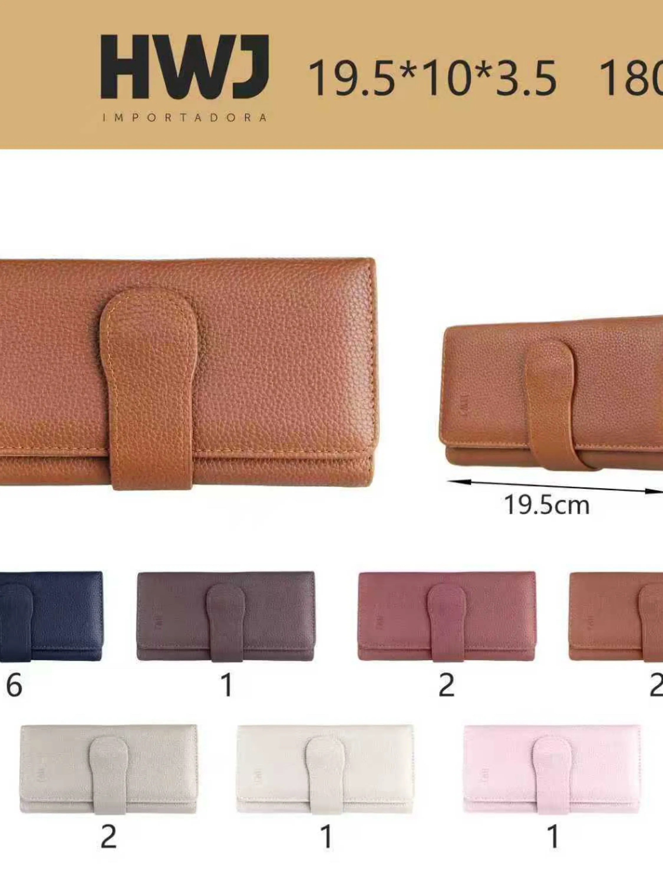 Carteira grande com alça transversal QB-9616