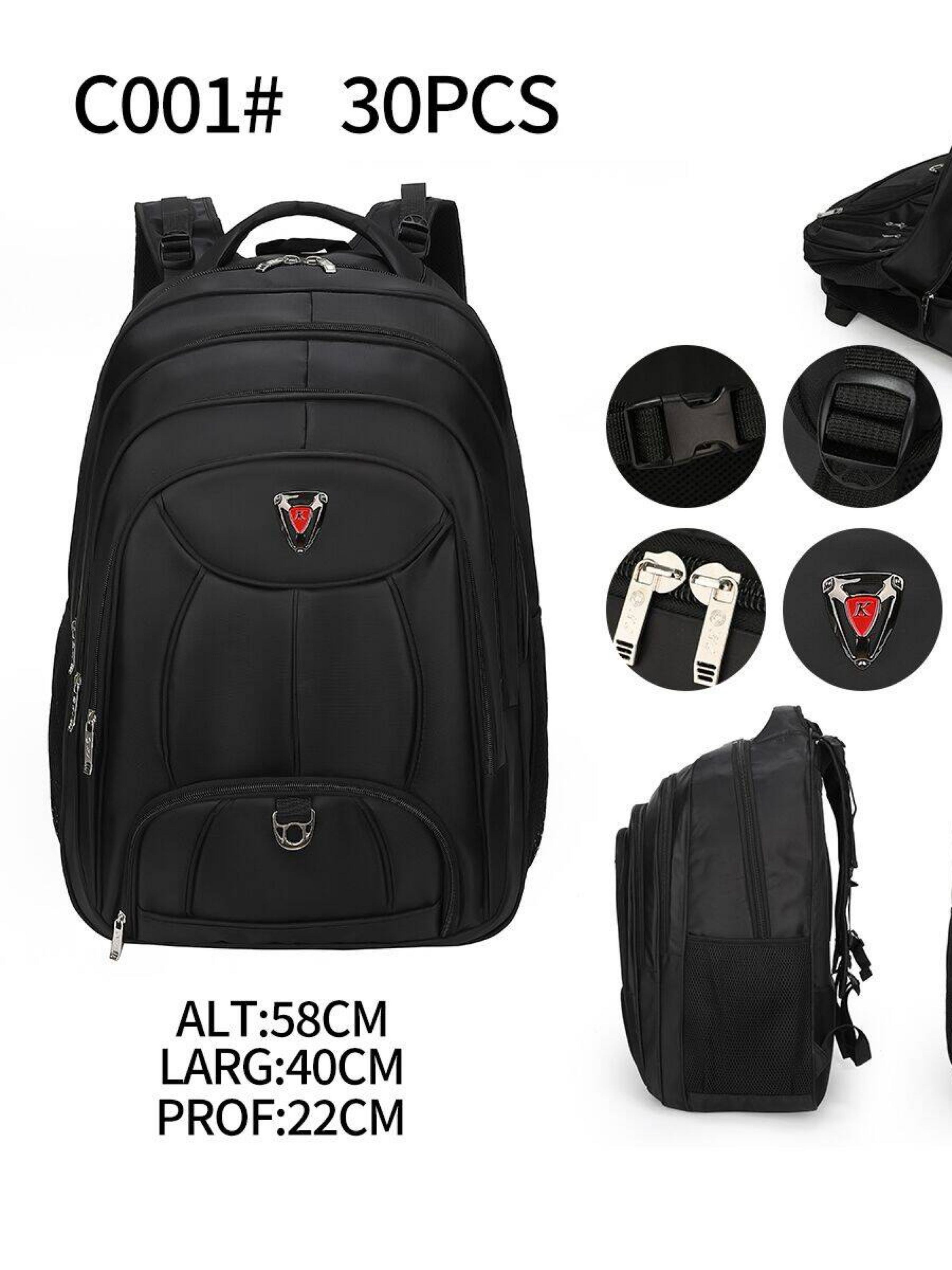 EG Mochila masculina grandona C001#