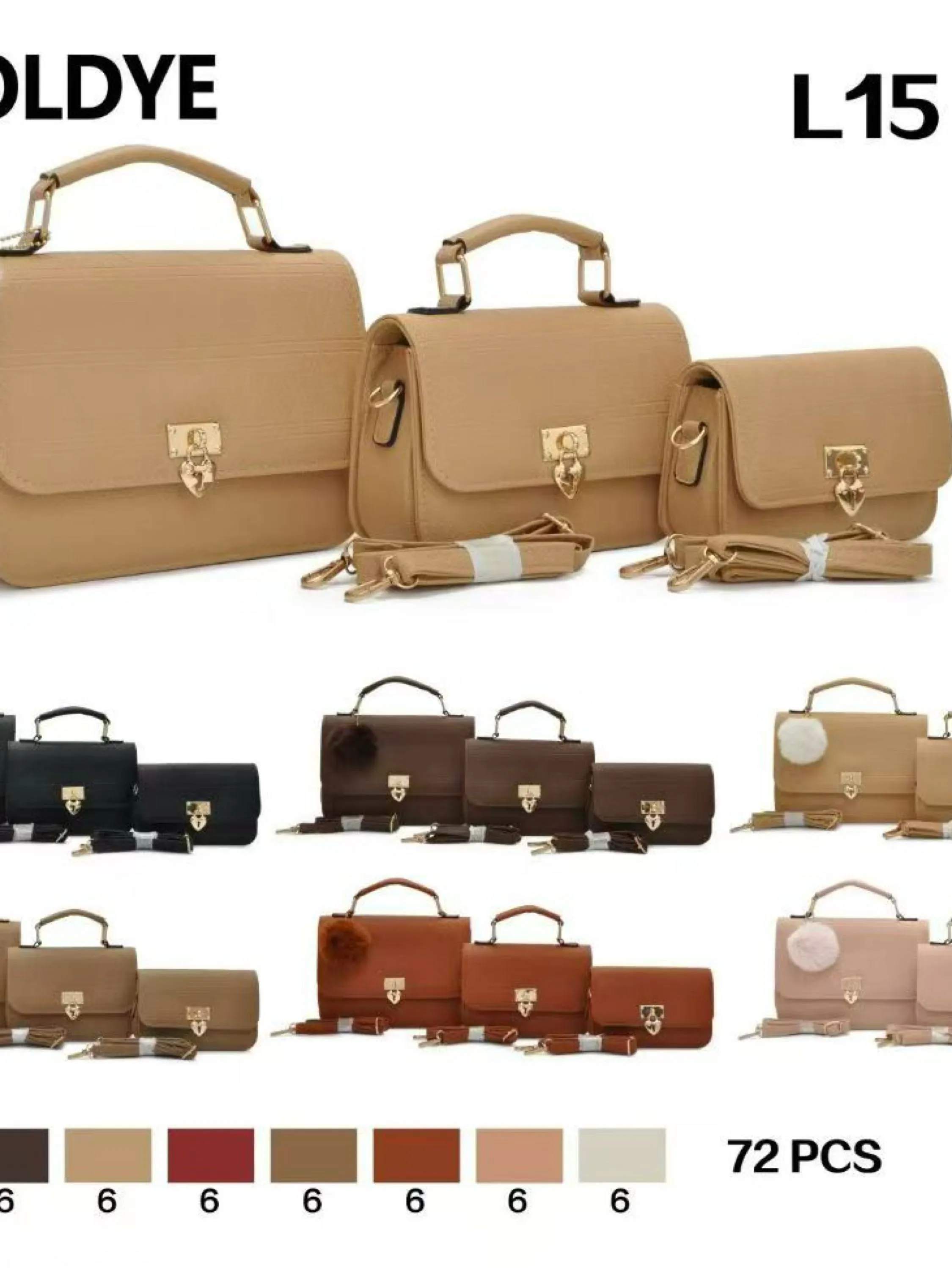 Bolsa kit com 3 peças L15