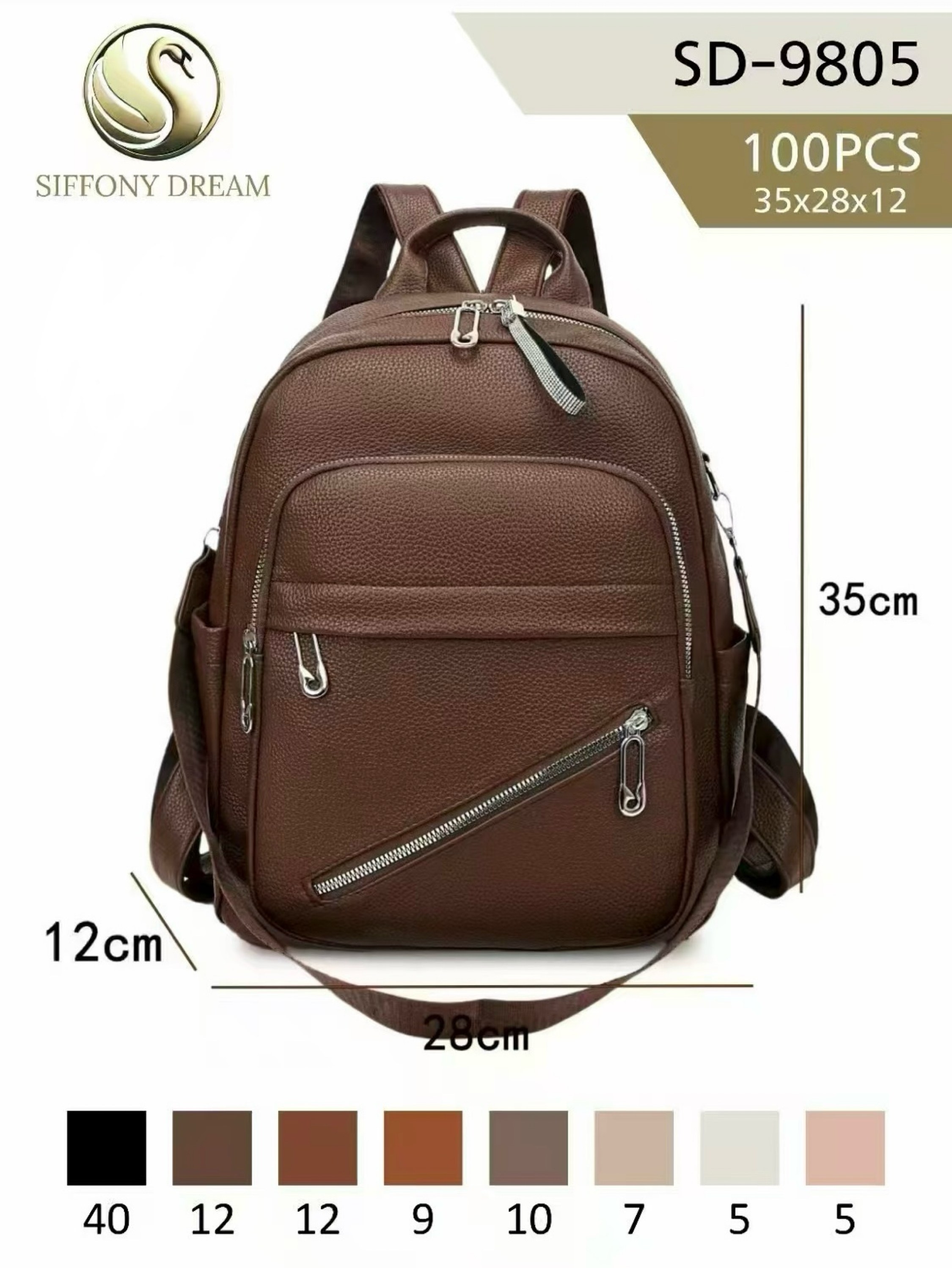 Mochila vira bolsa média SD-9805