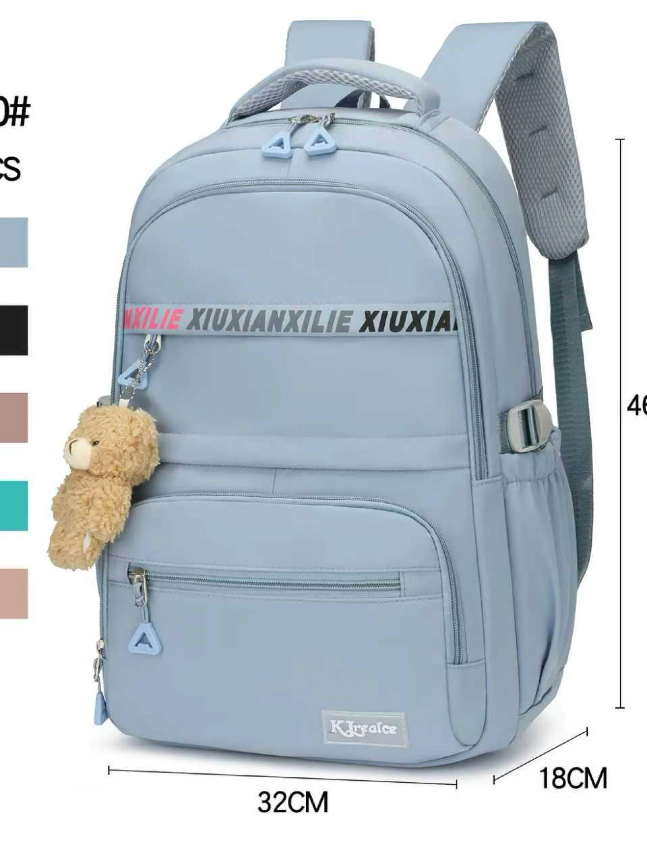 Mochila grande impermeável com Urso A320
