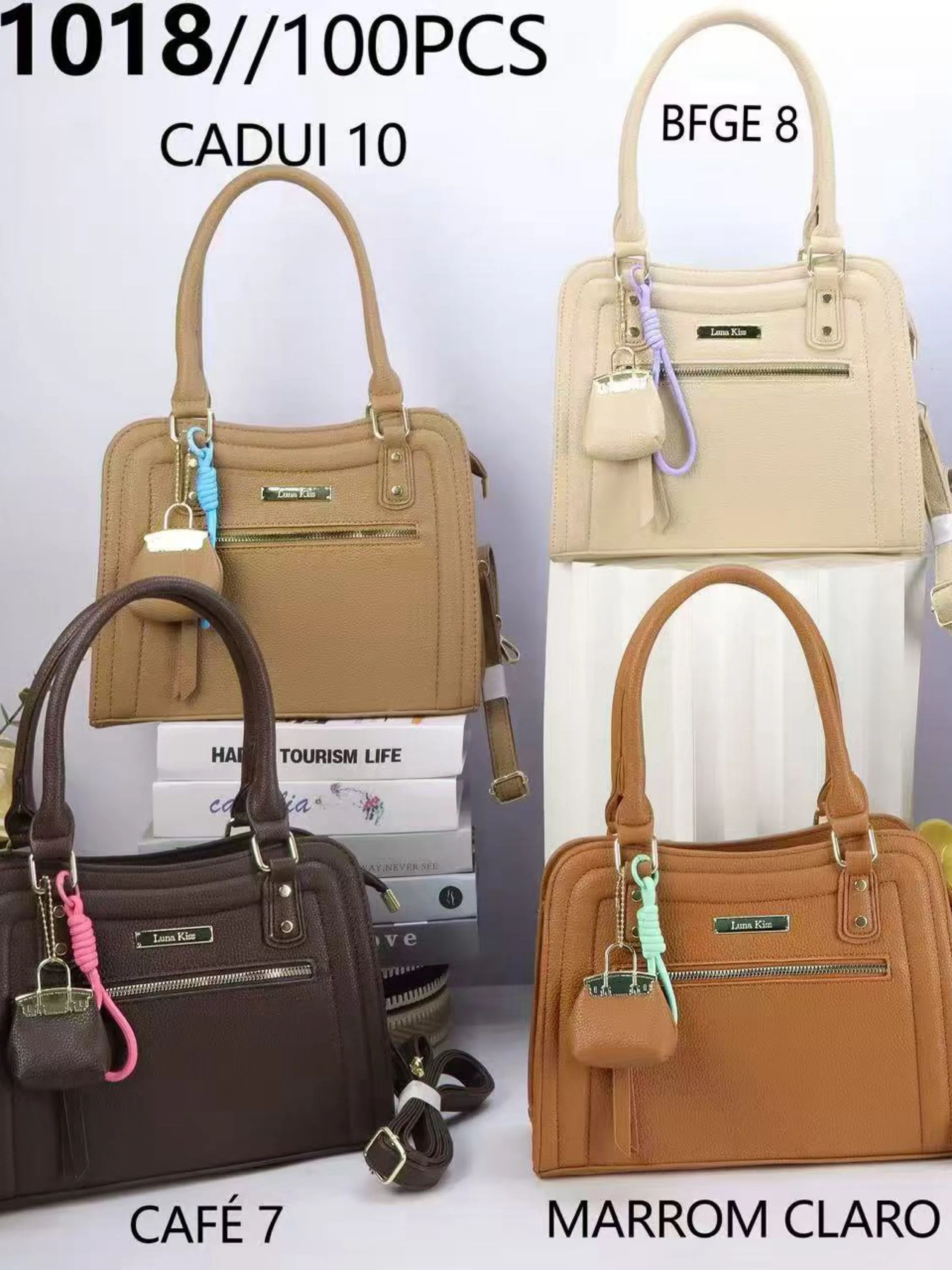 Bolsa média com chaveiro LK-1018