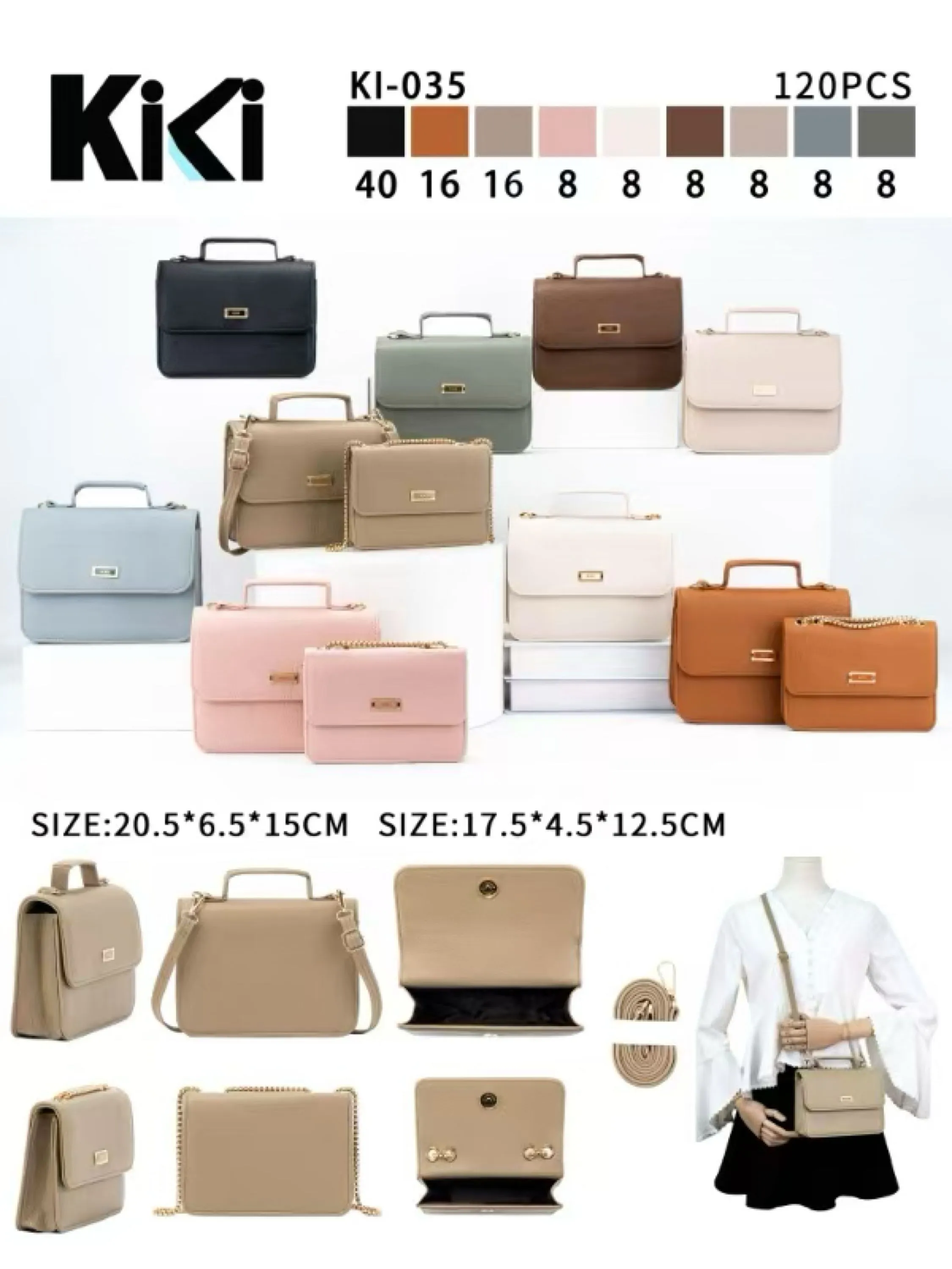 Bolsa kit com 2 peças KI-035