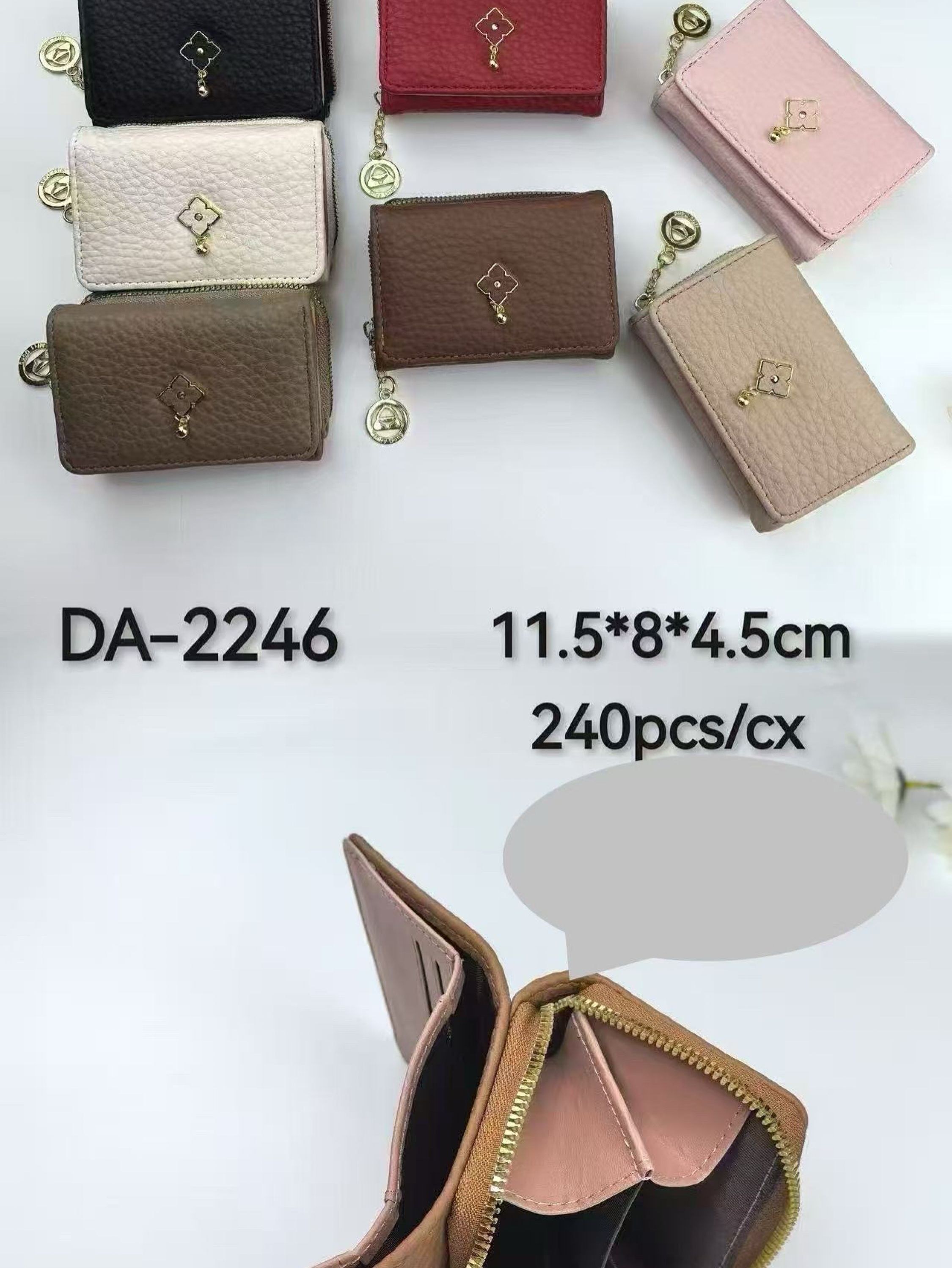 Carteira menor tem mais espaço DA-2246