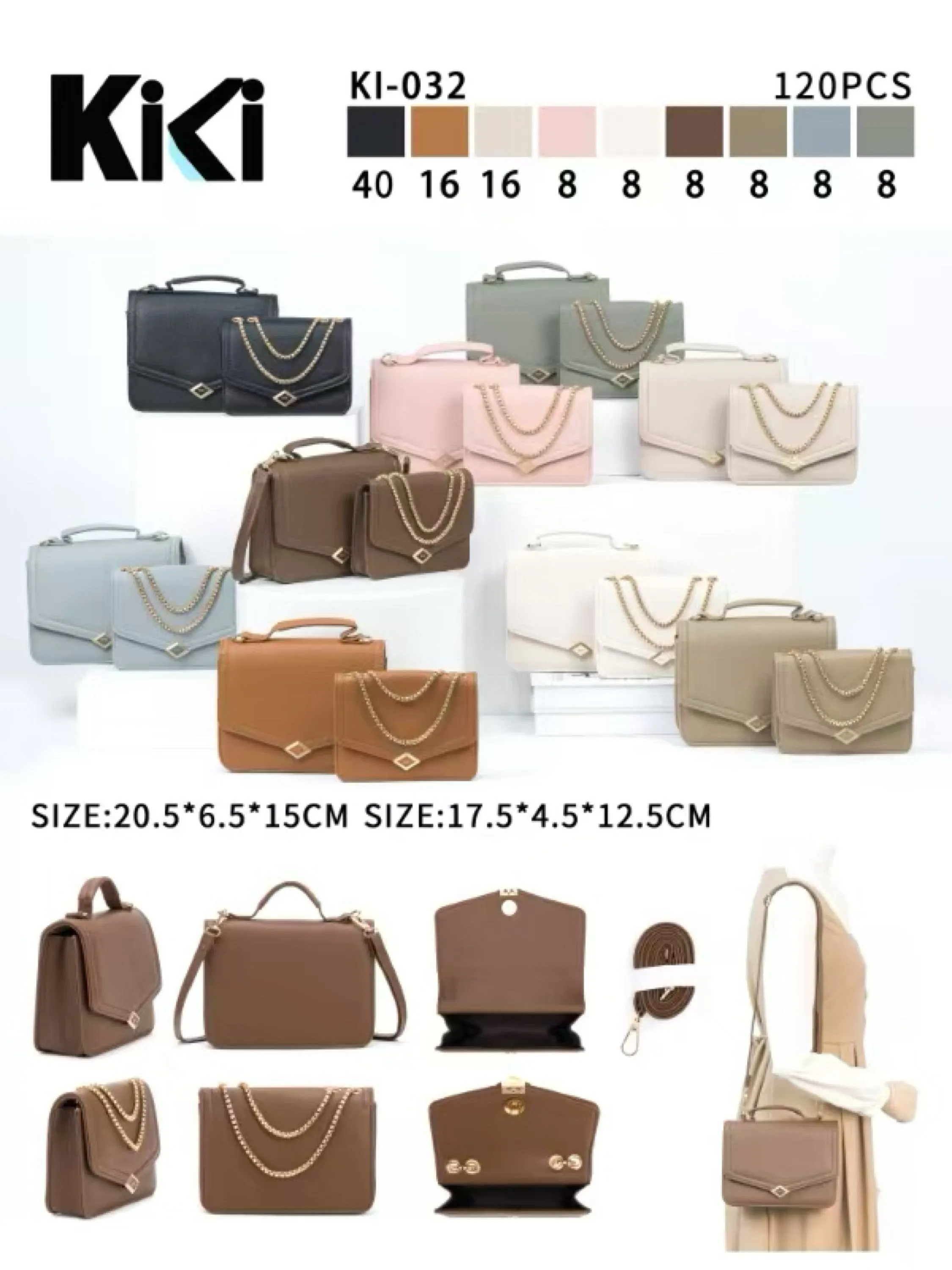 Bolsa kit com 2 peças KI-032