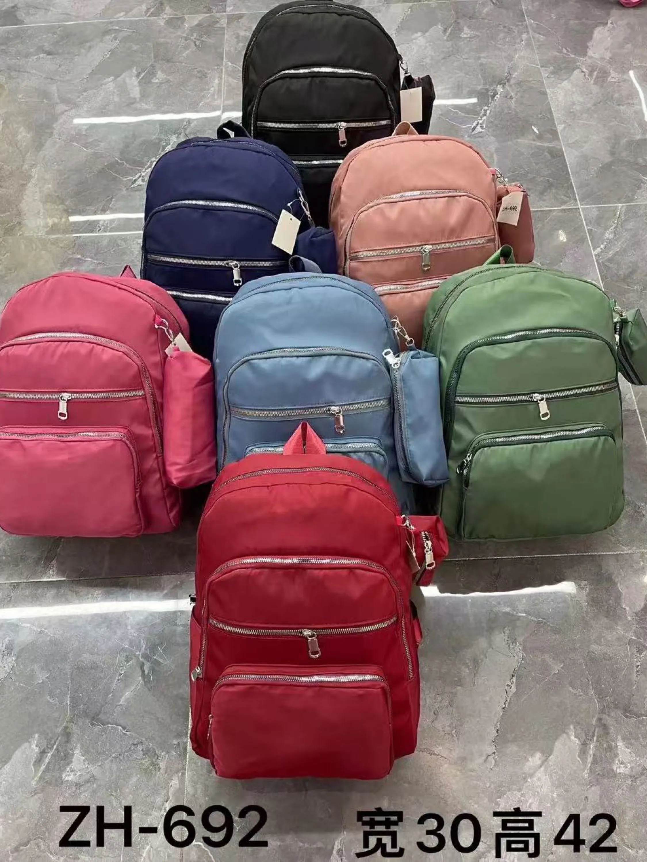 Mochila grande impermeável com estojo ZH-692