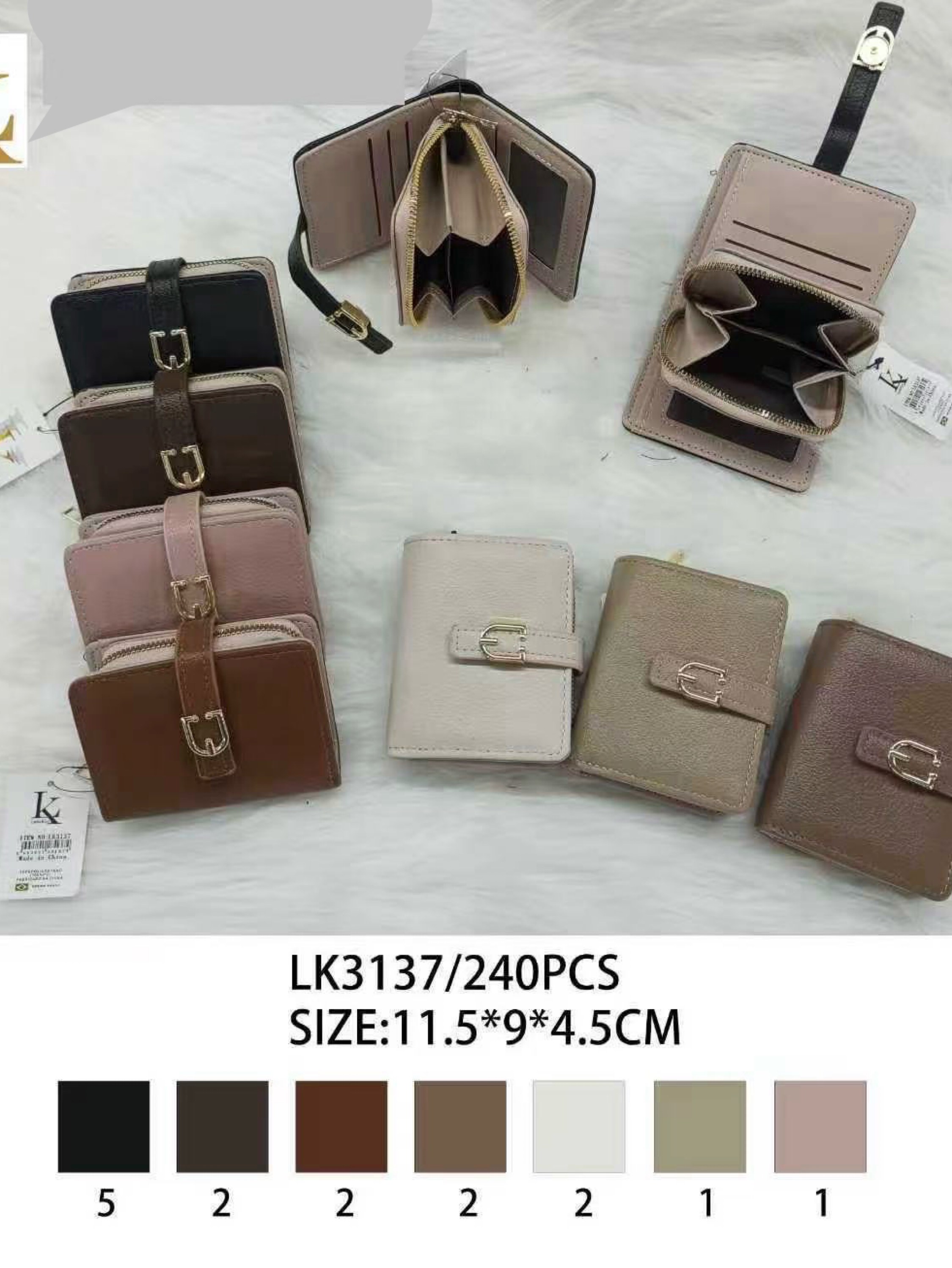 Carteira menor com mais espaço LK3137