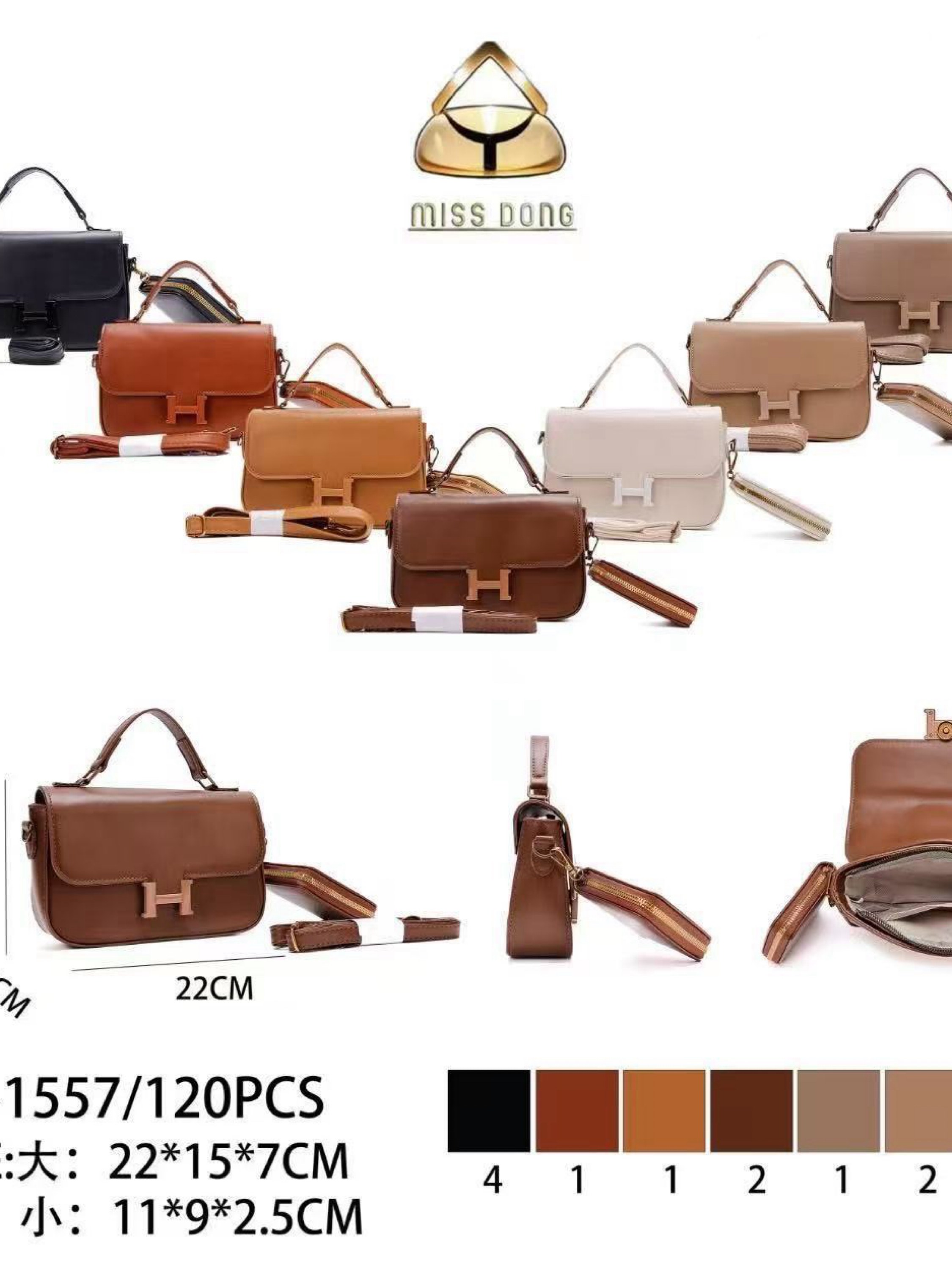 Bolsa transversal com carteira DB-1557