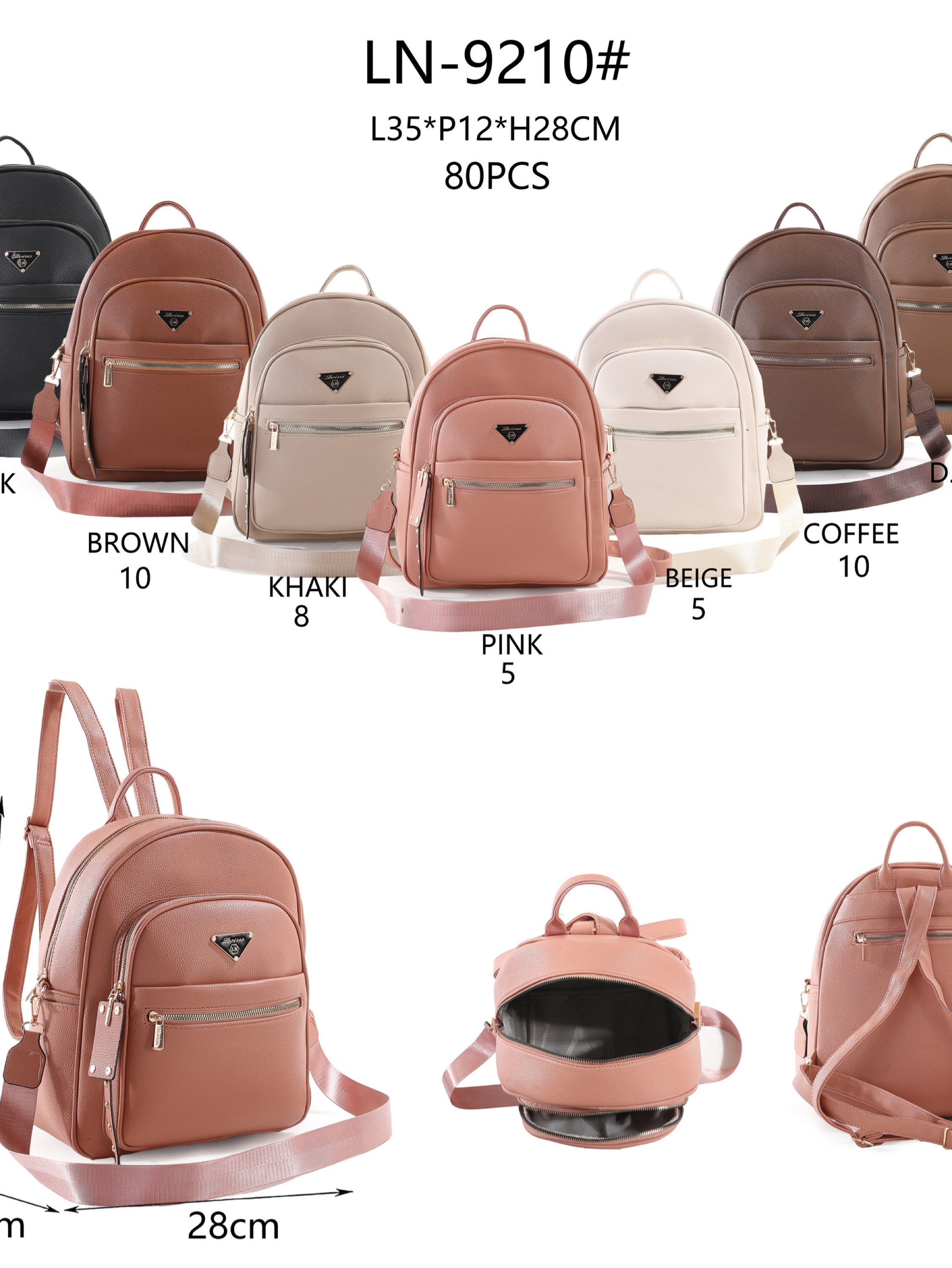 Mochila vira bolsa grande LN-9210#