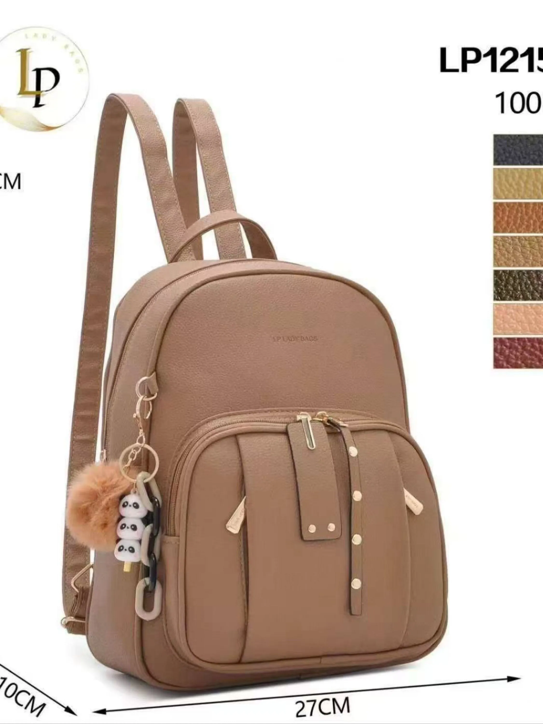 Mochila média com chaveiro LP1215-6