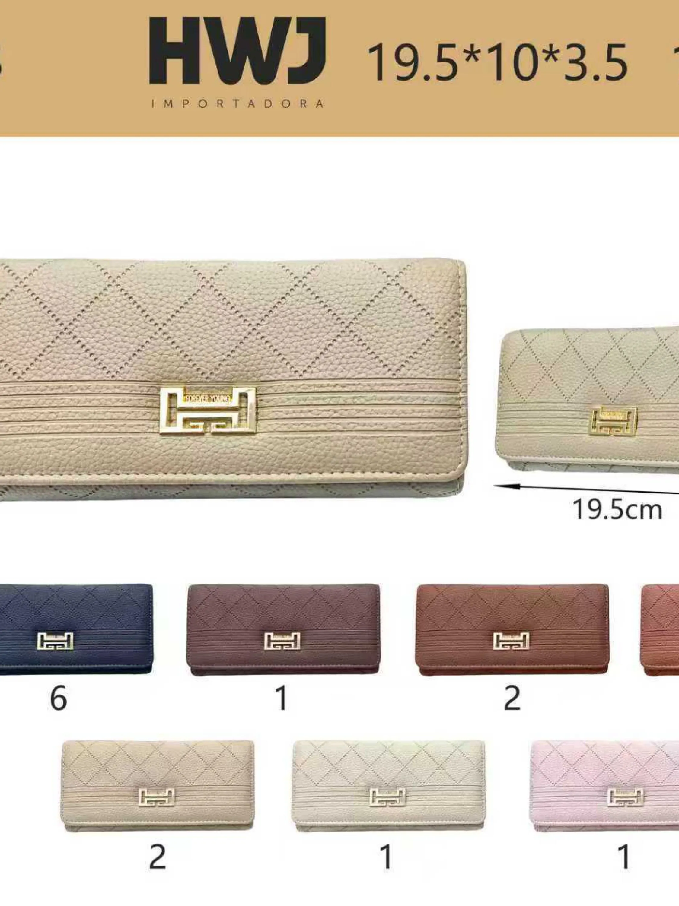 Carteira grande com alça transversal QB-9623