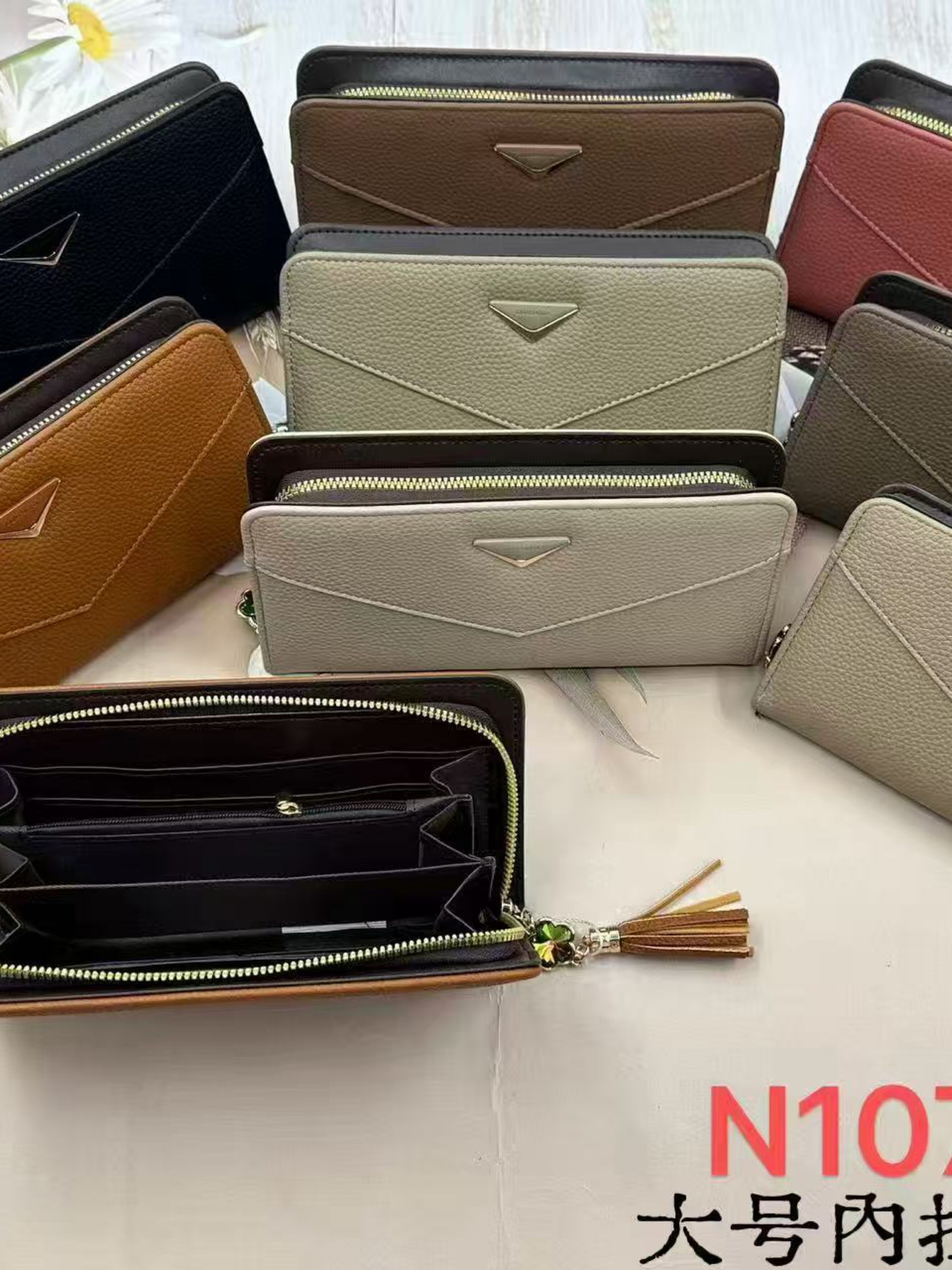 Carteira grande com zíper N107-60