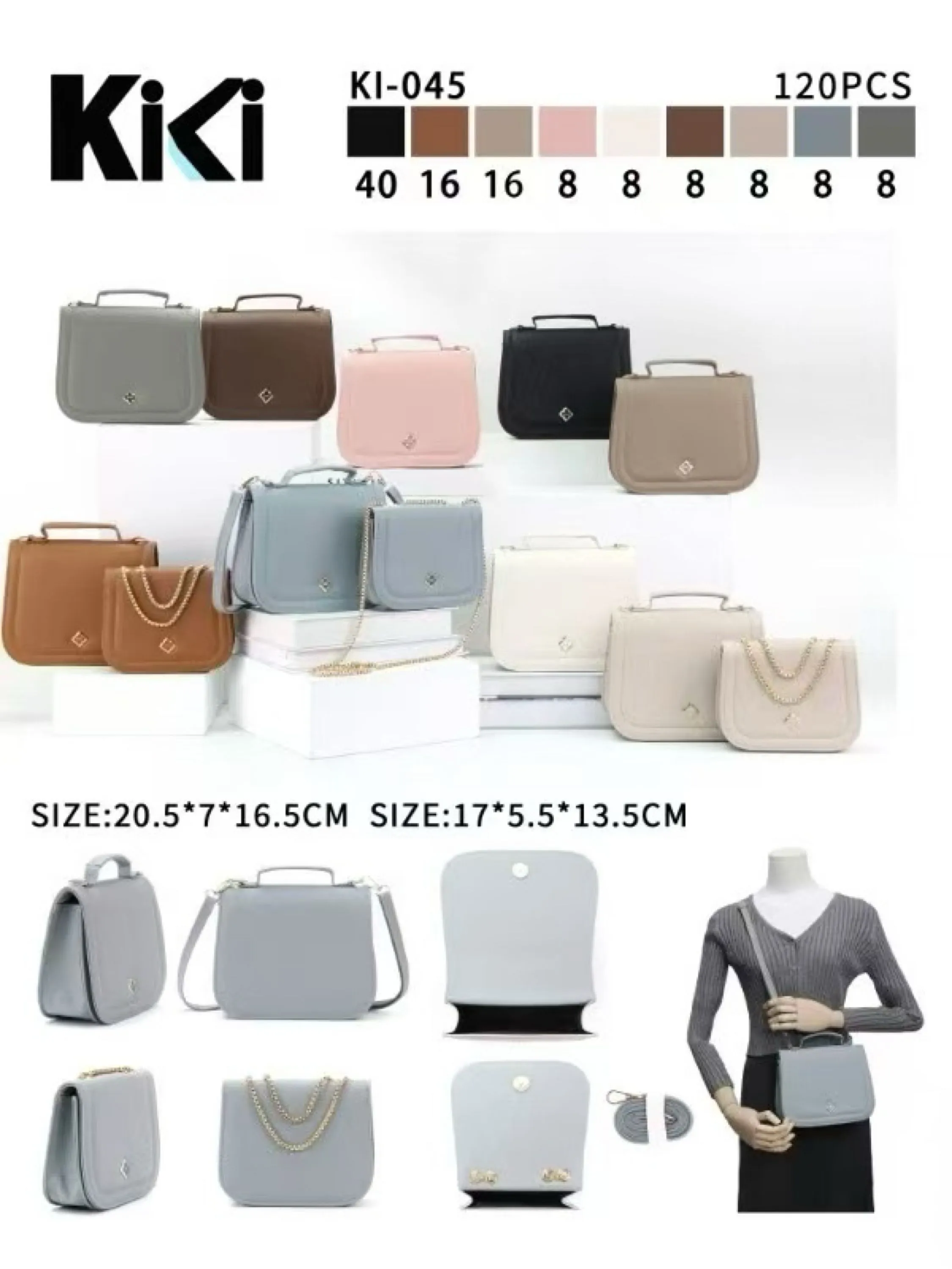 Bolsa kit com 2 peças KI-045