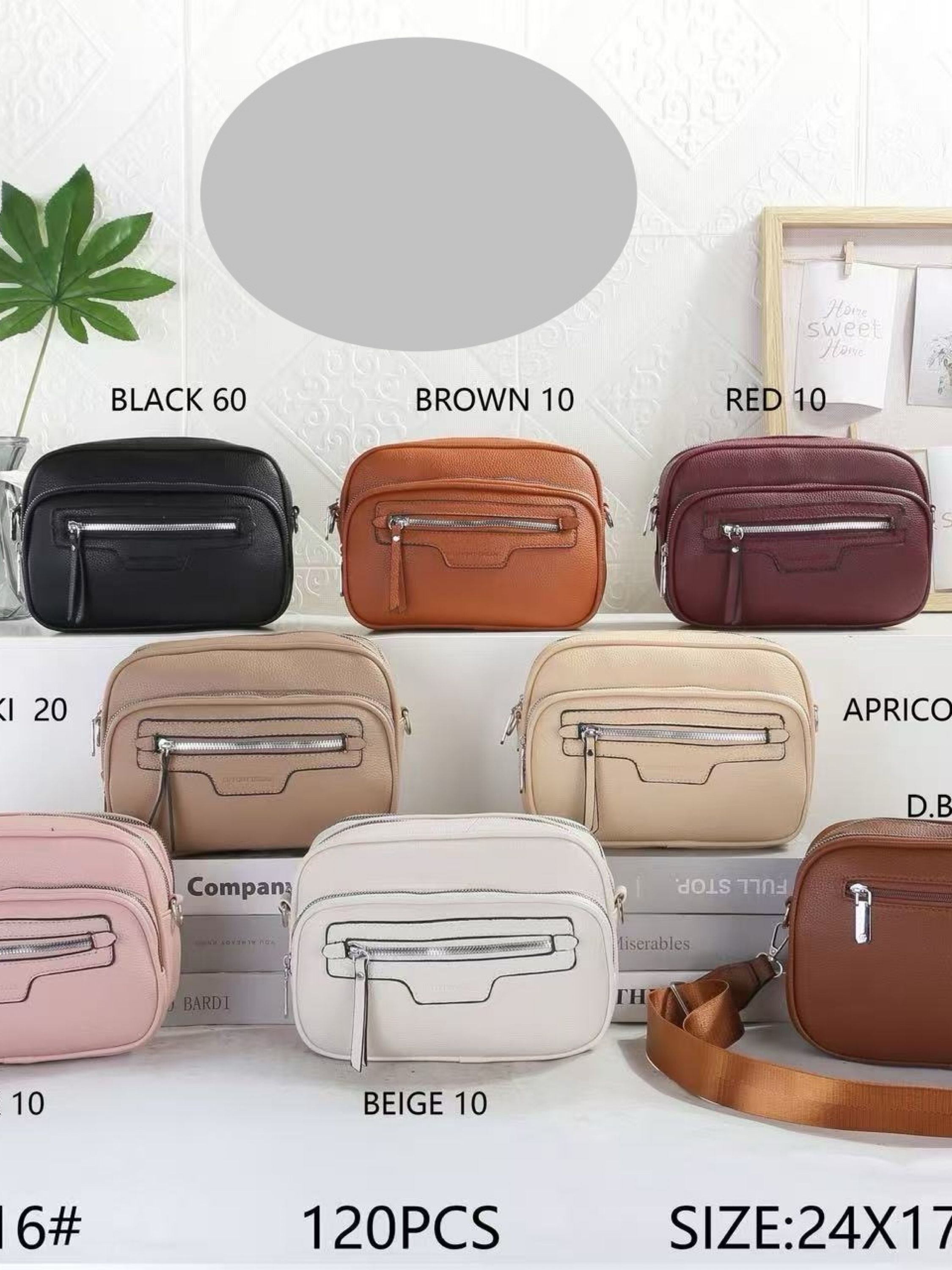 Bolsa transversal com alça larga SD-6016#