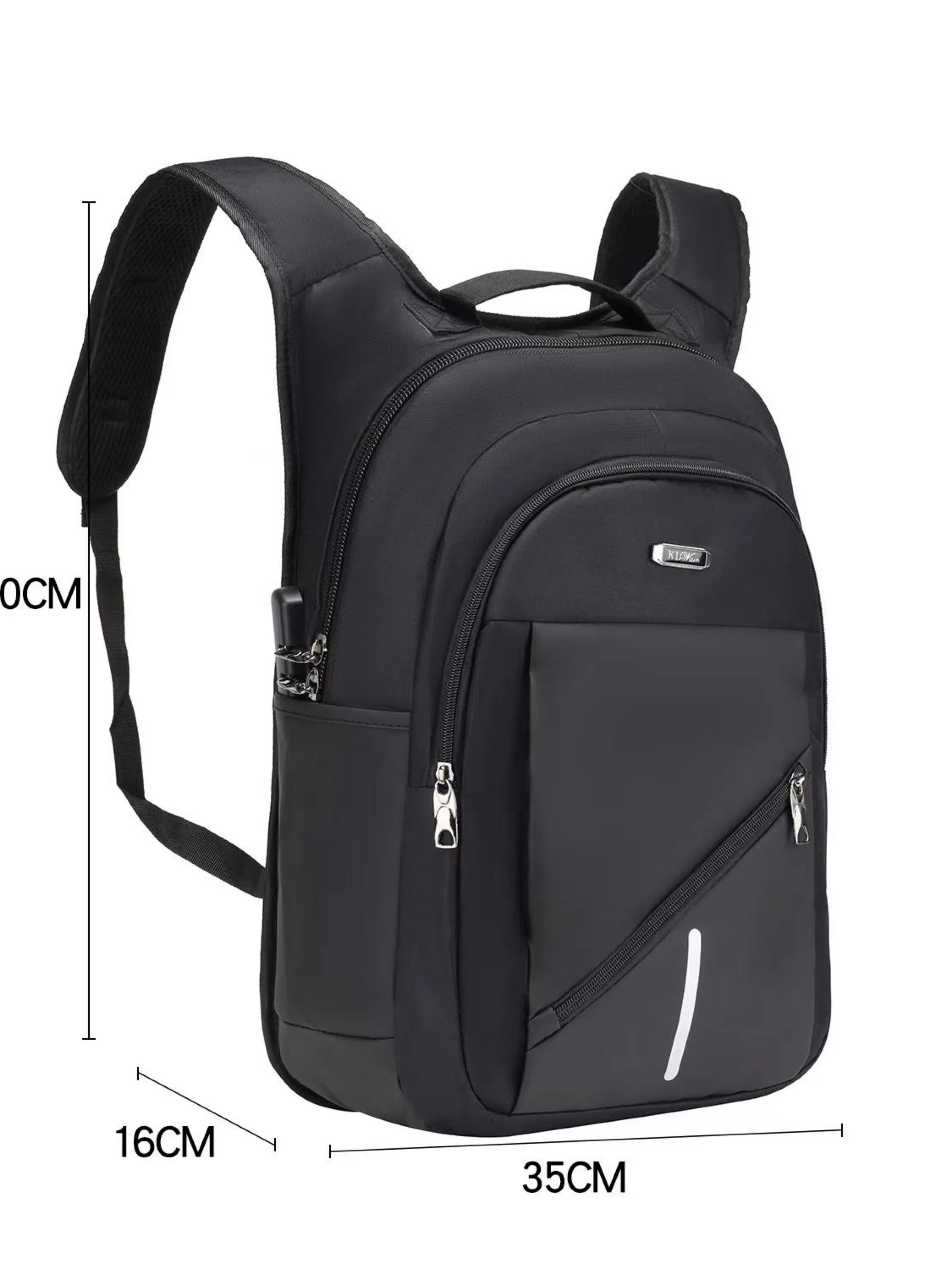 Mochila masculina com cadeado