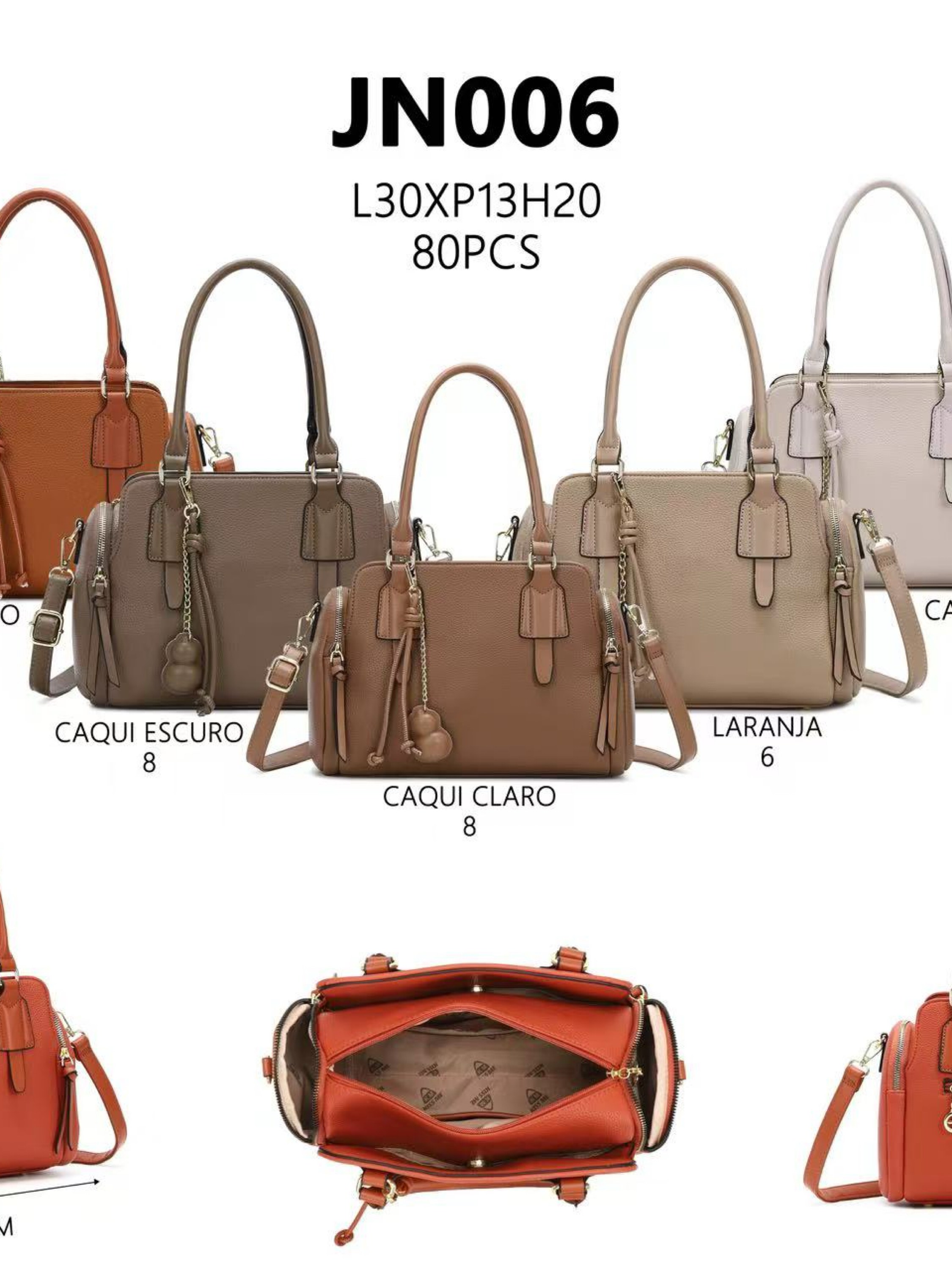 Bolsa grande com chaveiro JN006