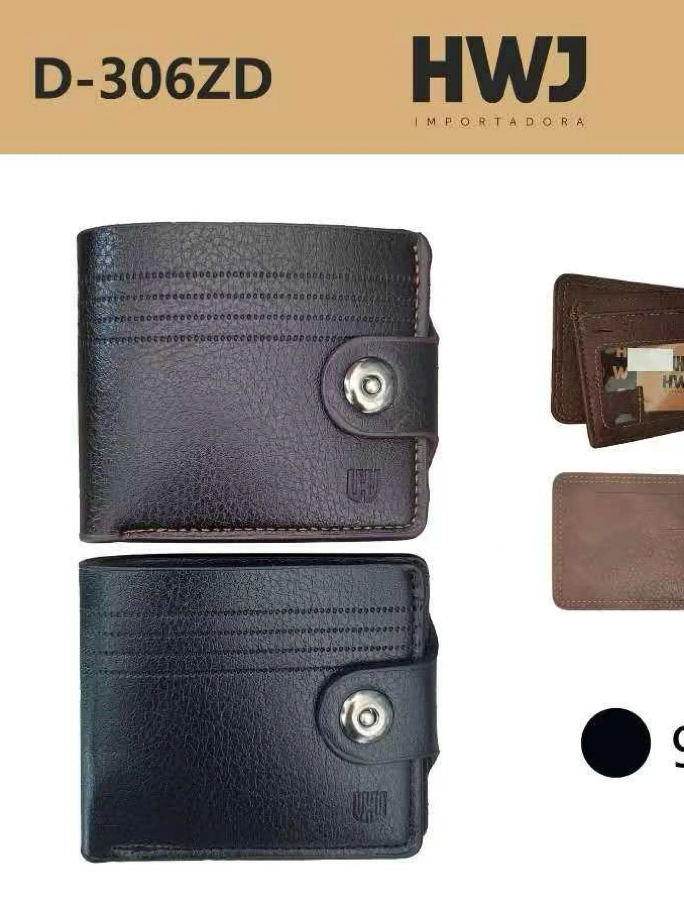 Carteira masculina D-306ZD