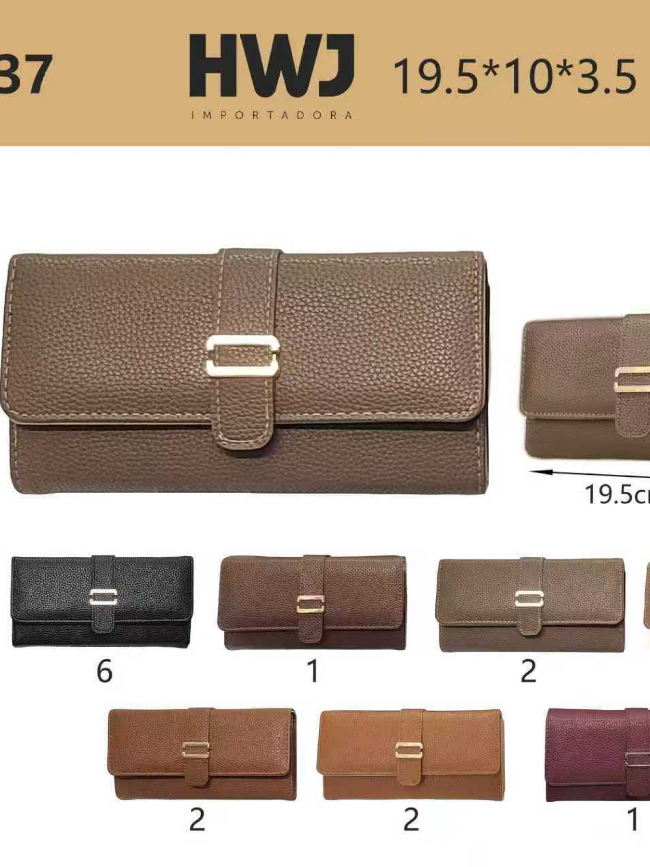 Carteira grande com alça transversal QB-9637