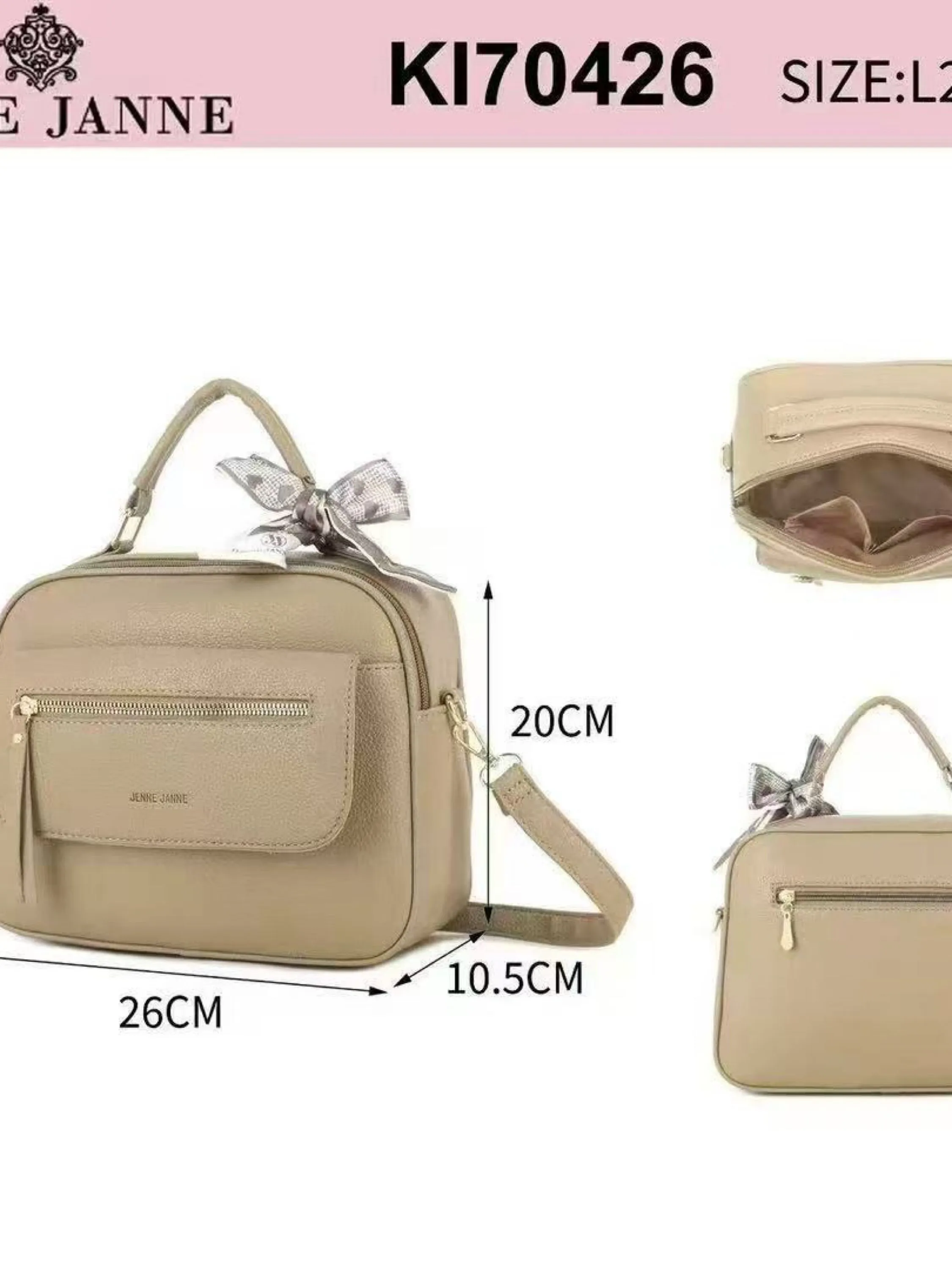 Bolsa média com lenço KI70426