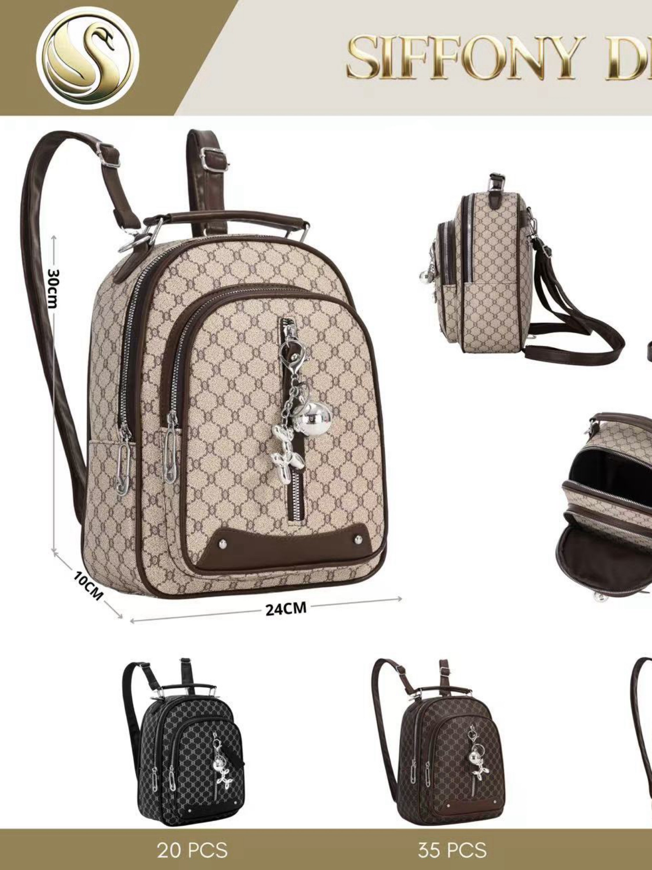 Mochila menor com chaveiro SD-9864