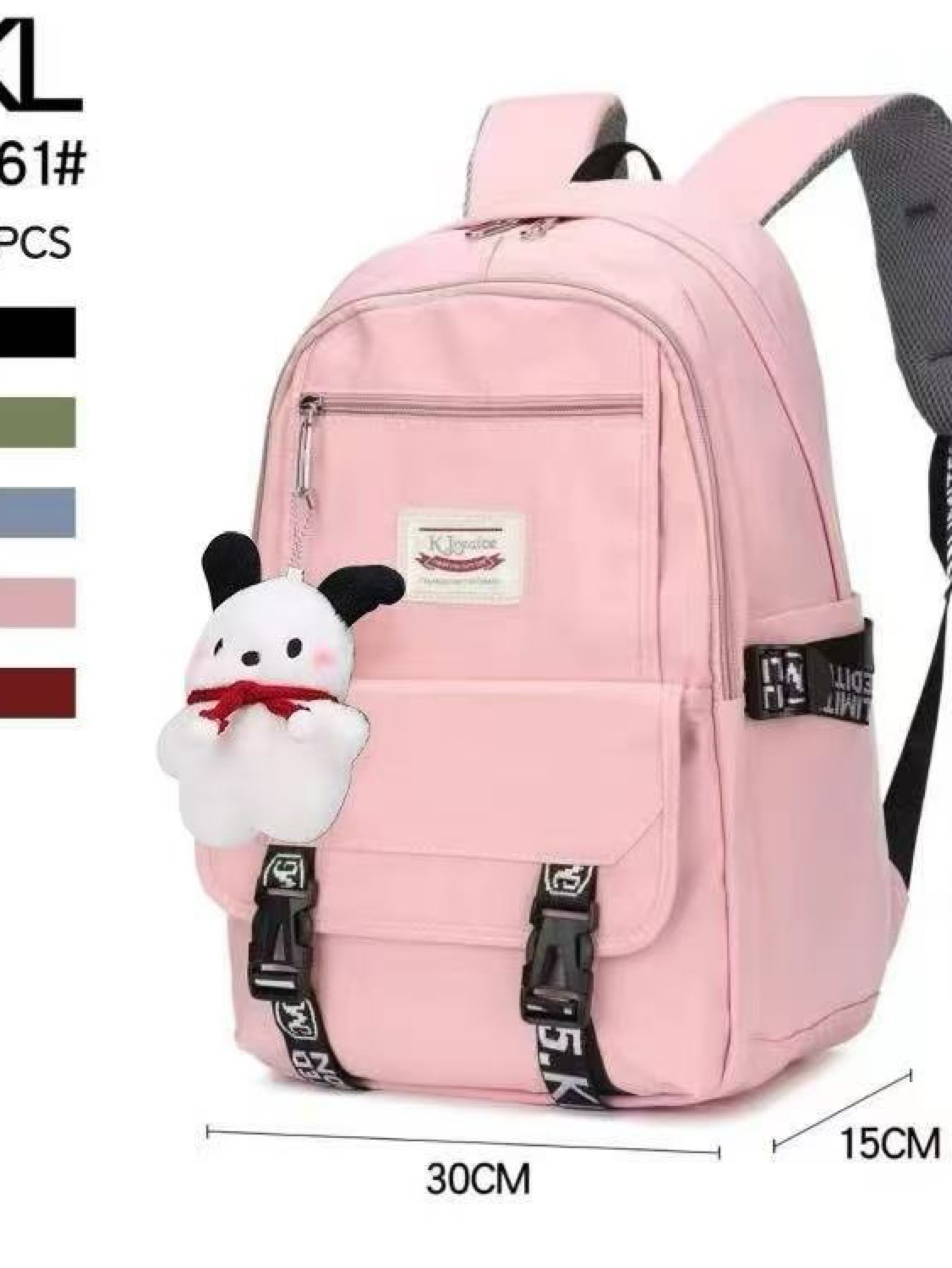 Mochila grande impermeável com Urso KL6261#