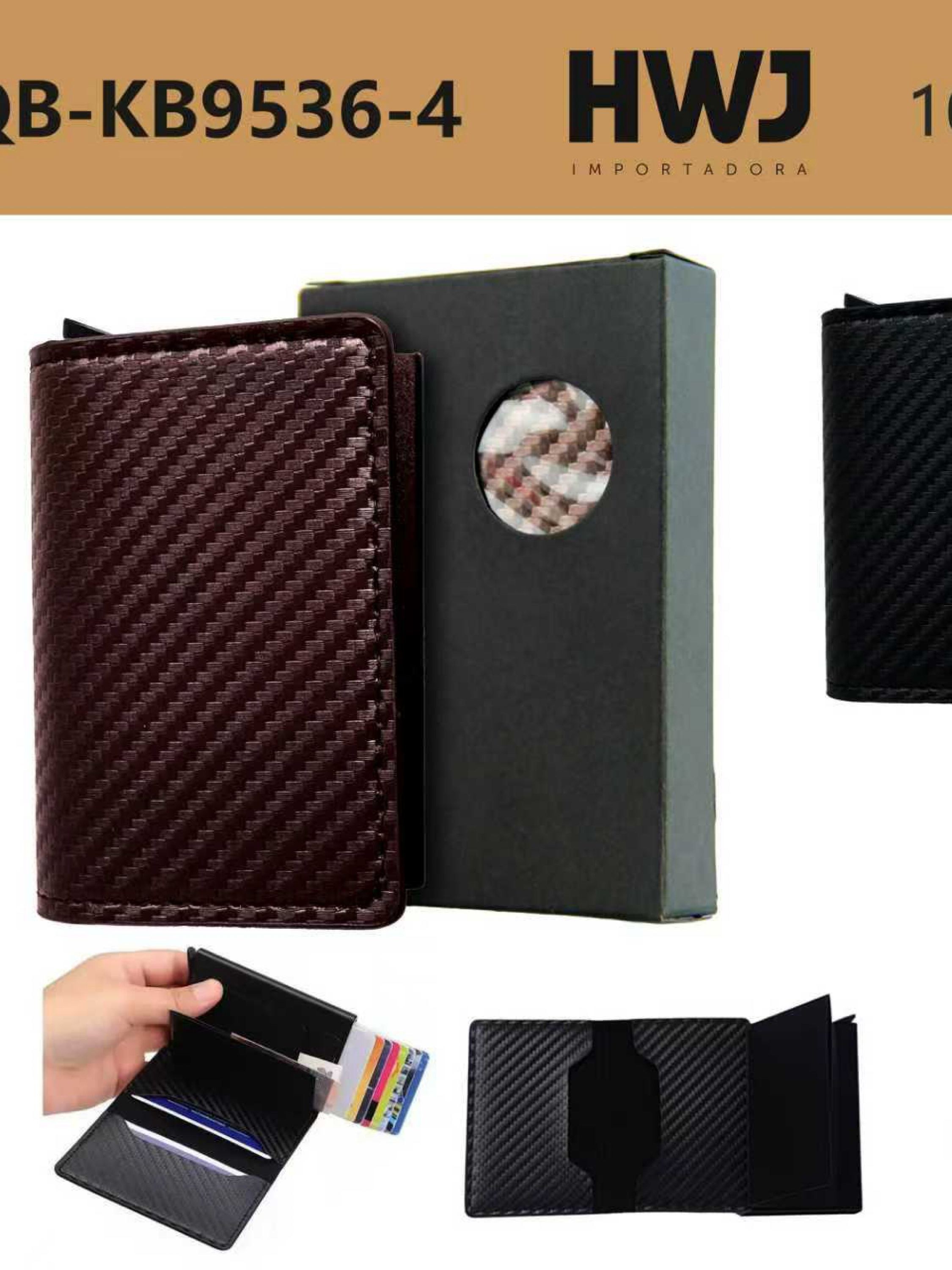 Carteira masculina porta cartão QB-KB9536-4
