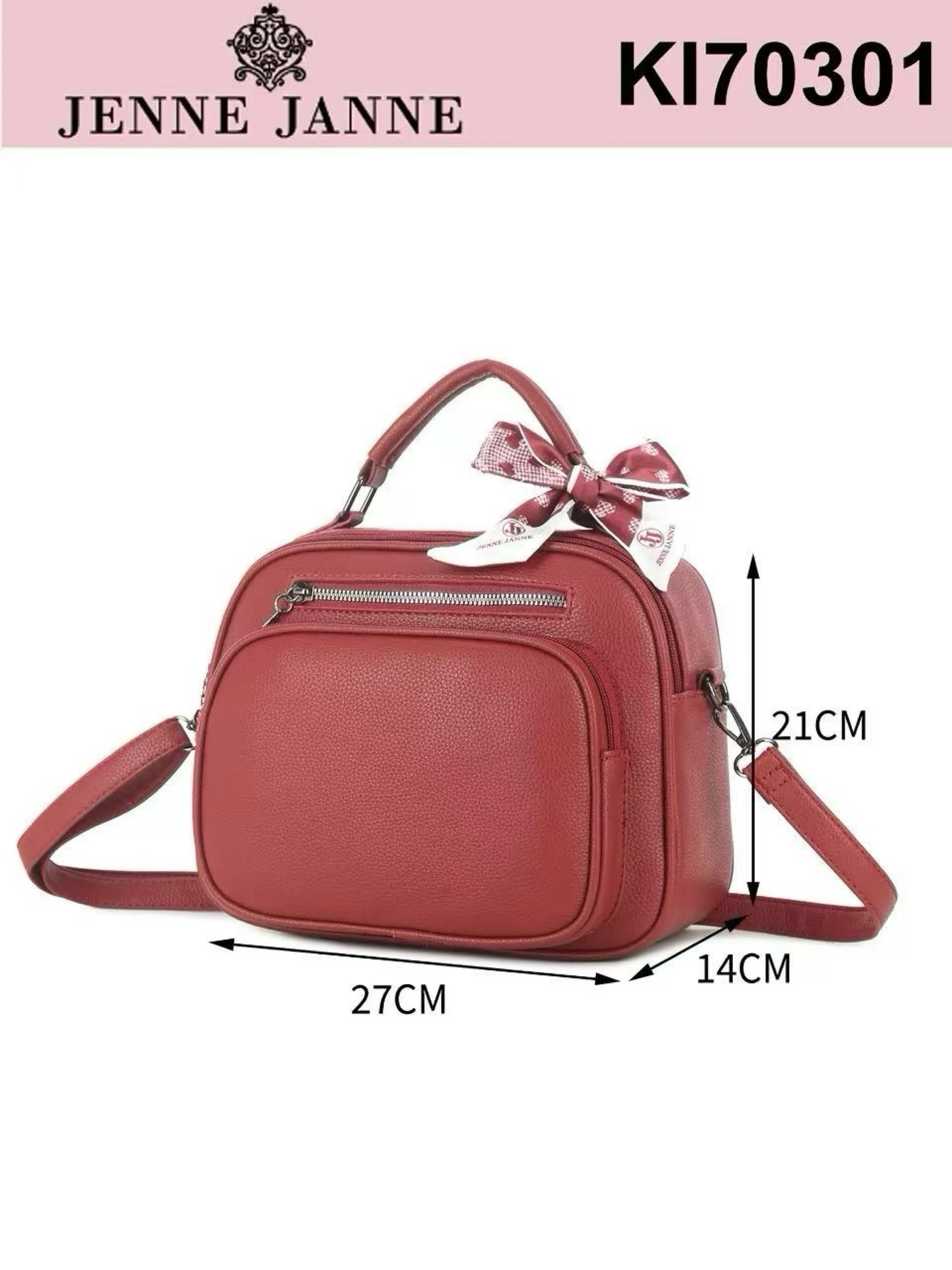 Bolsa média com lenço KI70301