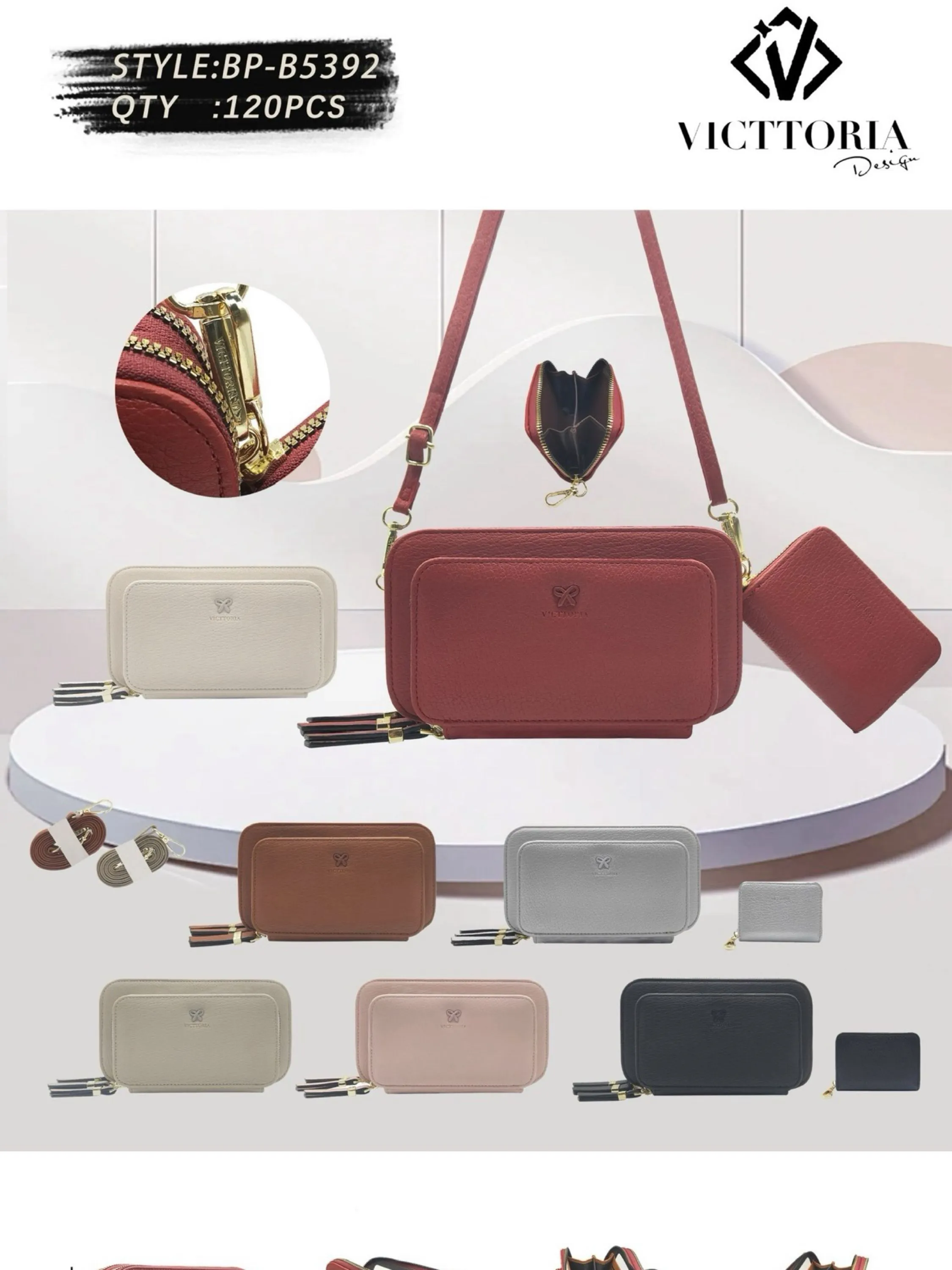 Bolsa transversal com carteira BP-B5392