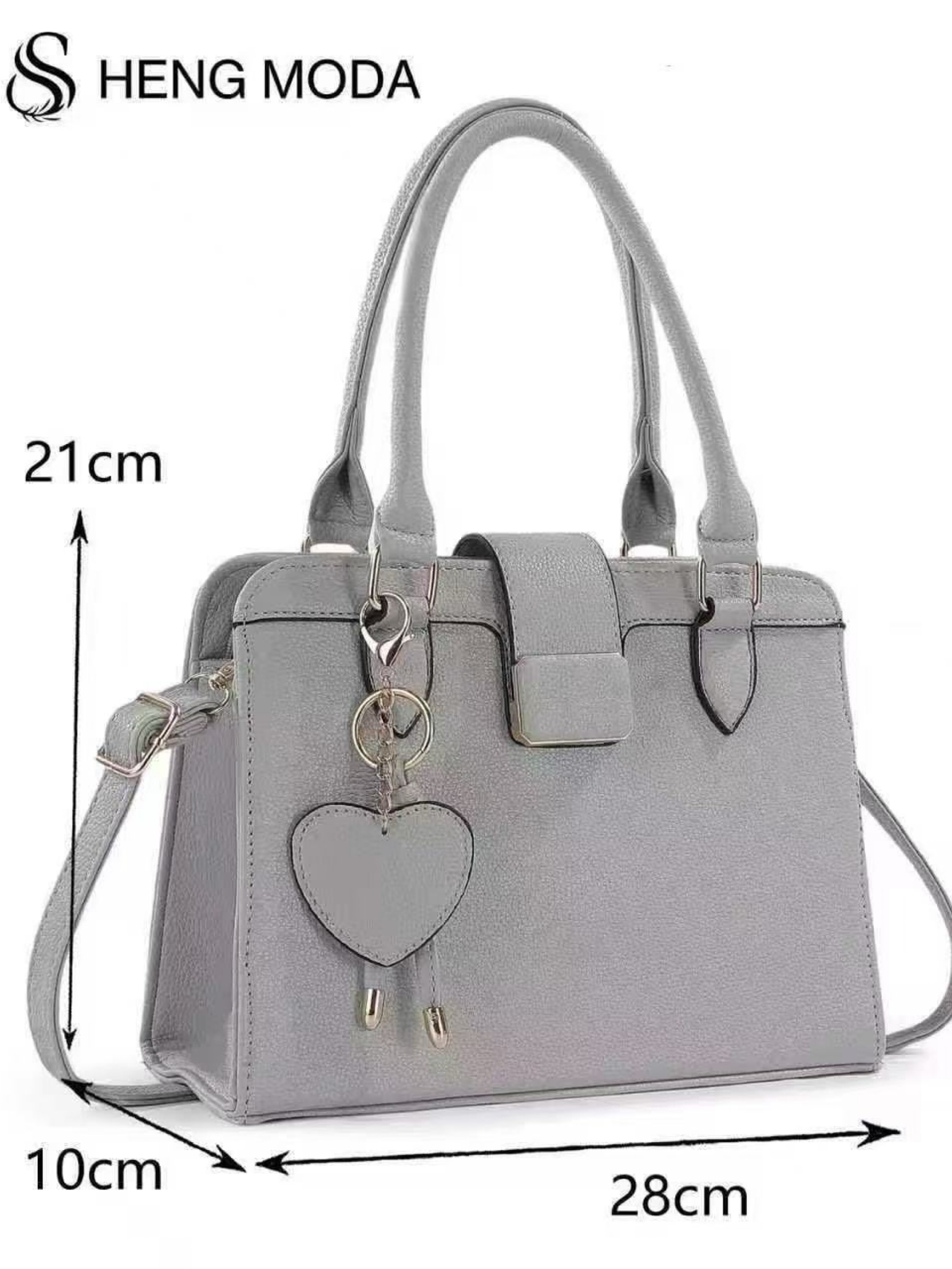 Bolsa média com chaveiro 4199#