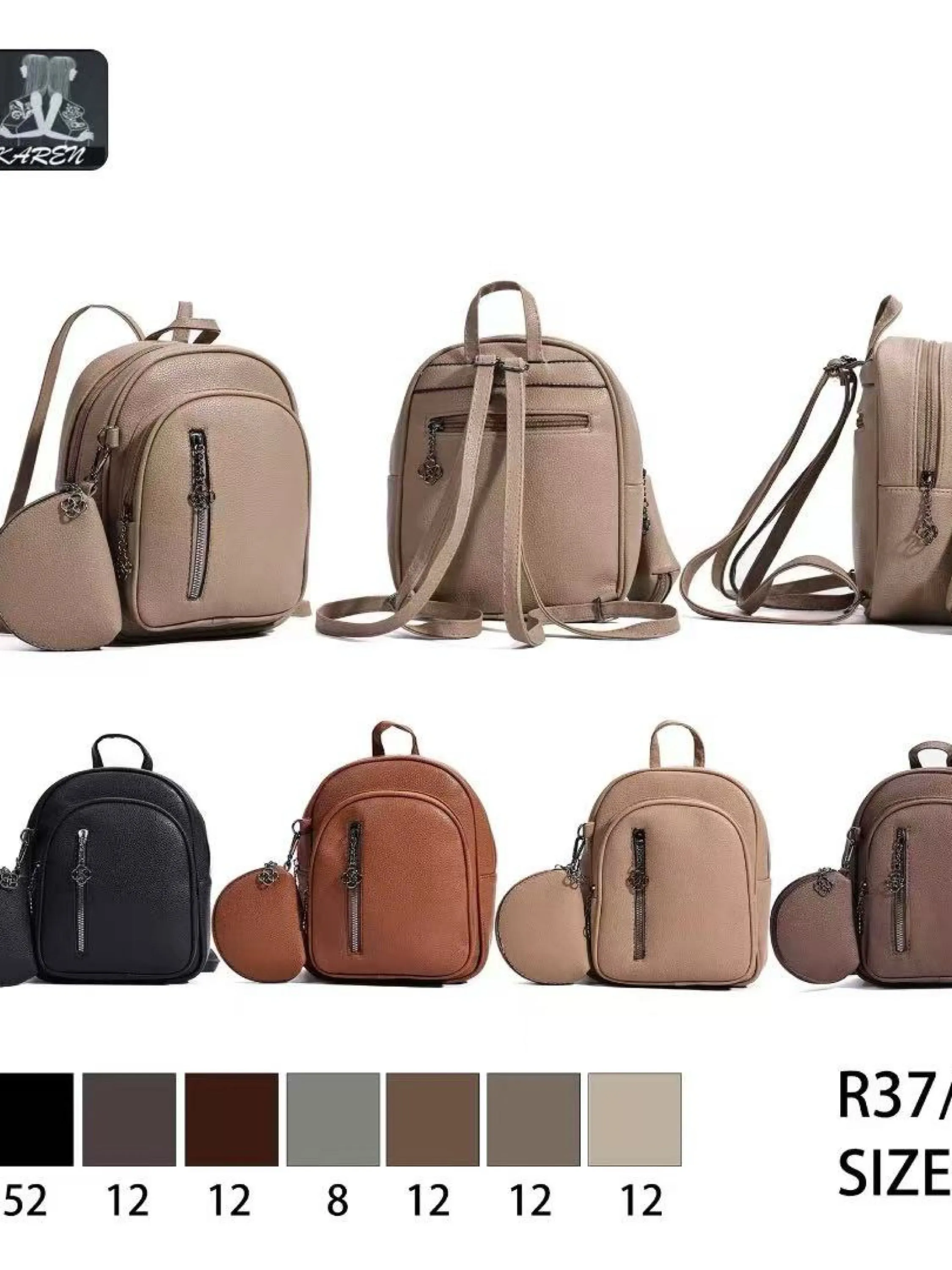 Mochila menor com chaveiro R37
