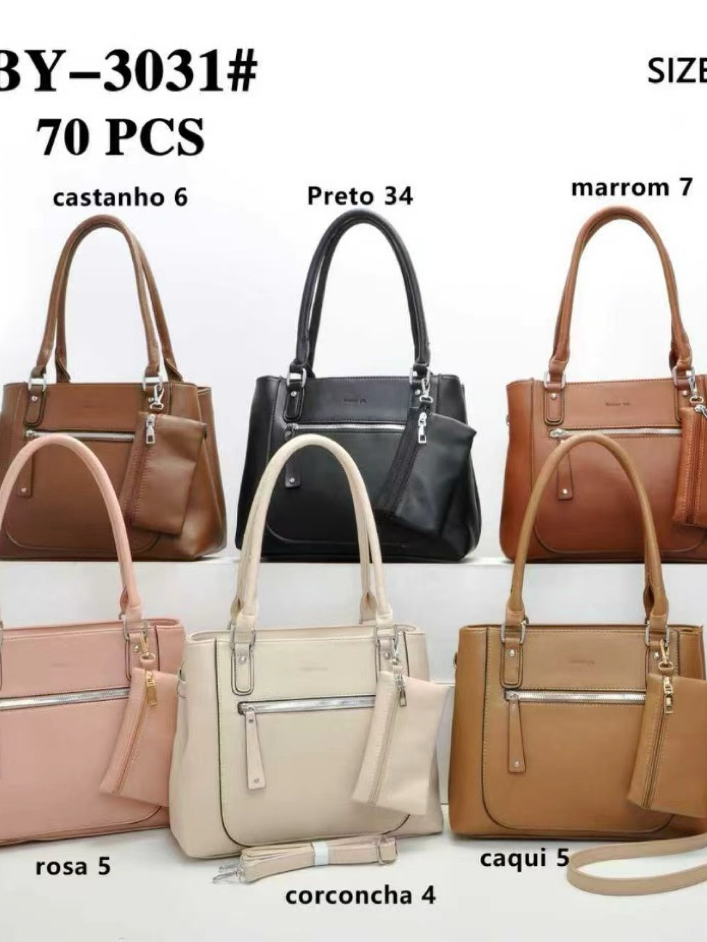 Bolsa grande com carteira BY-3031#