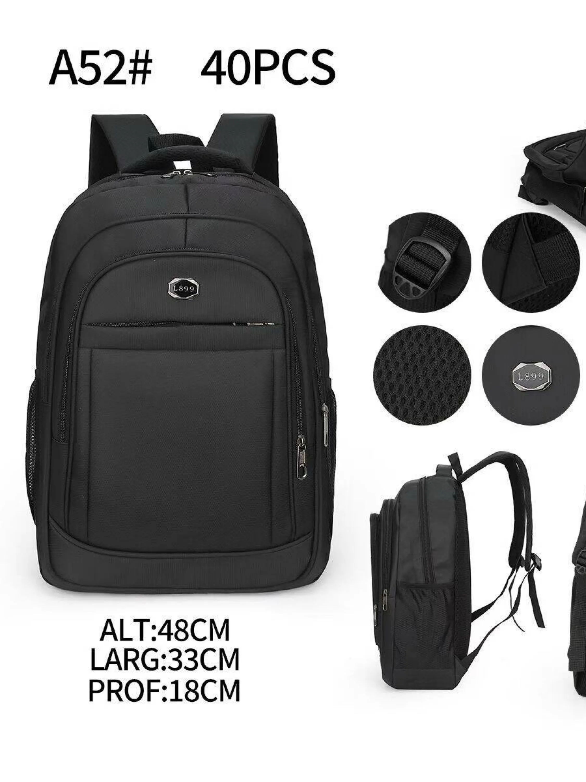 Mochila masculina A52#