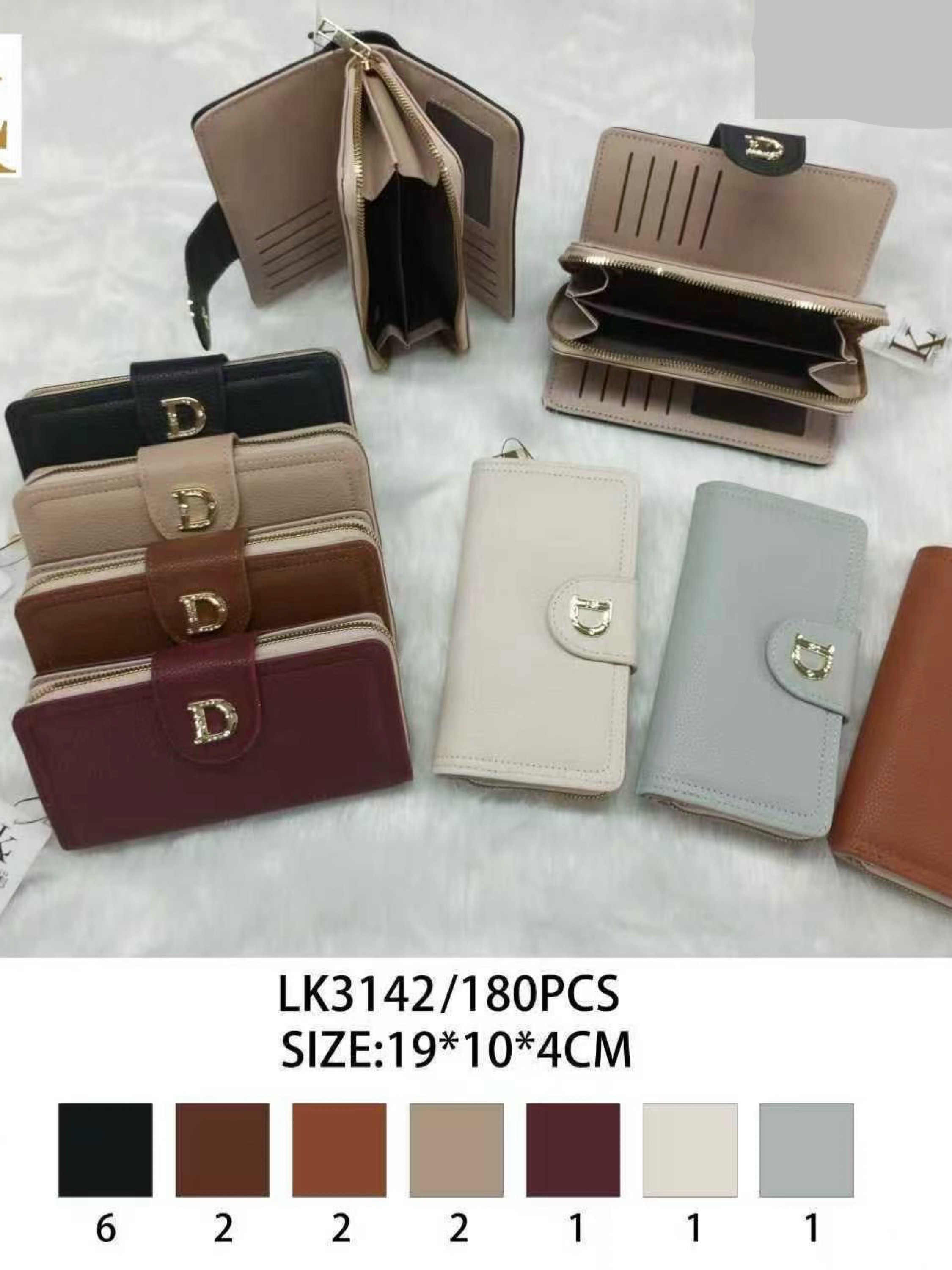 Carteira grande com mais espaço LK3142