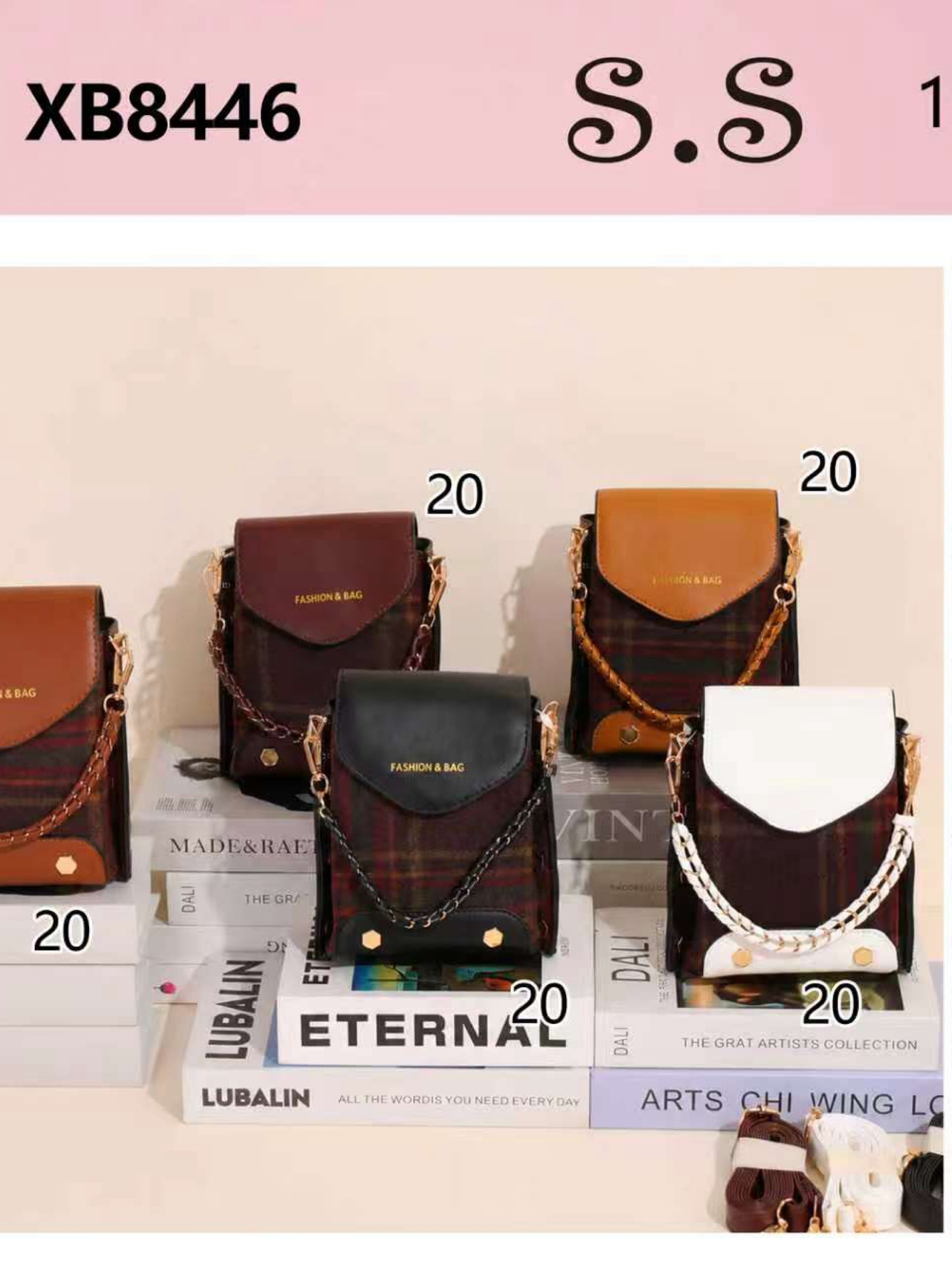 Bolsa transversal porta celular e com dois alça XB8446