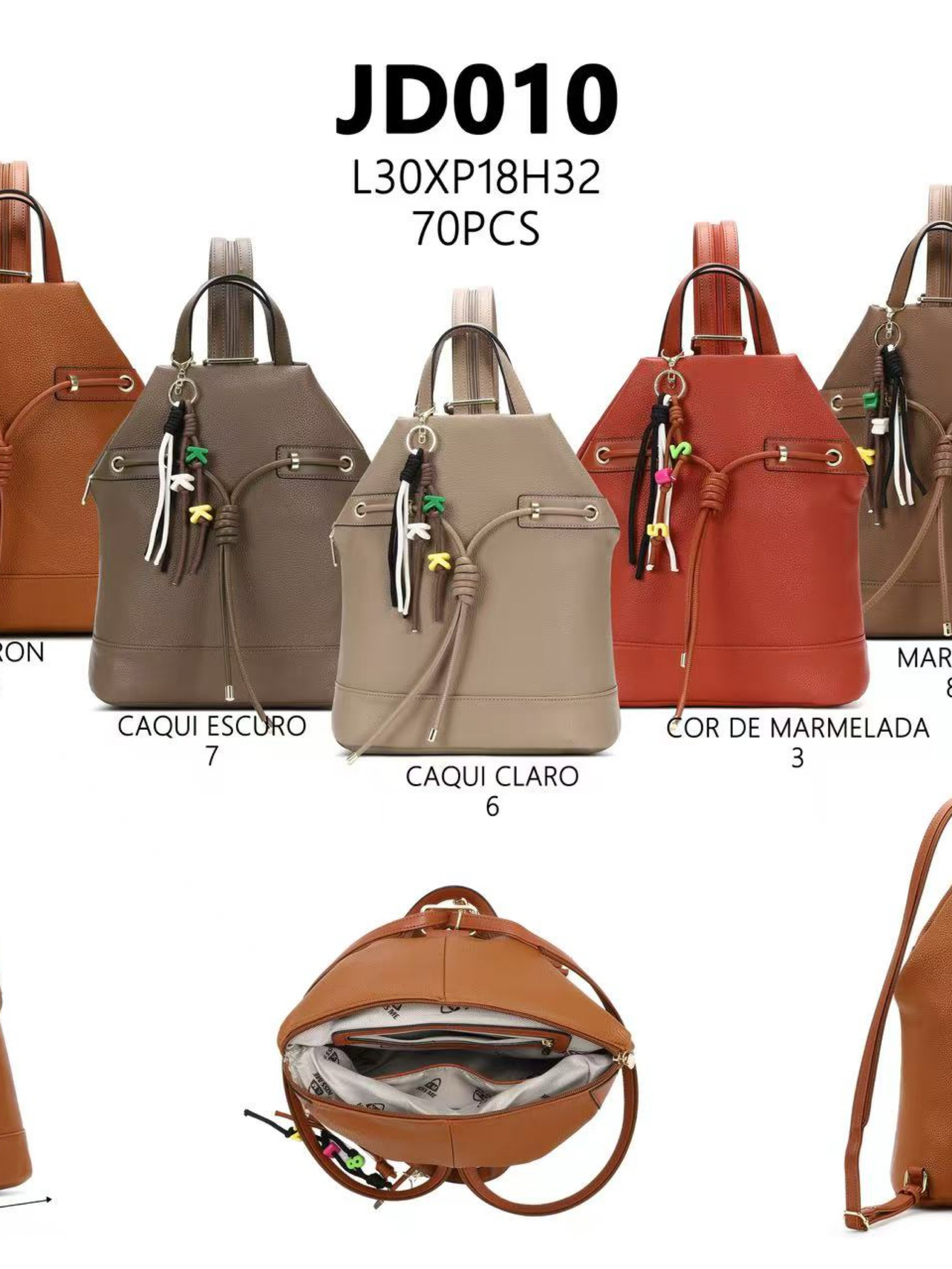 Mochila com chaveiro JD010