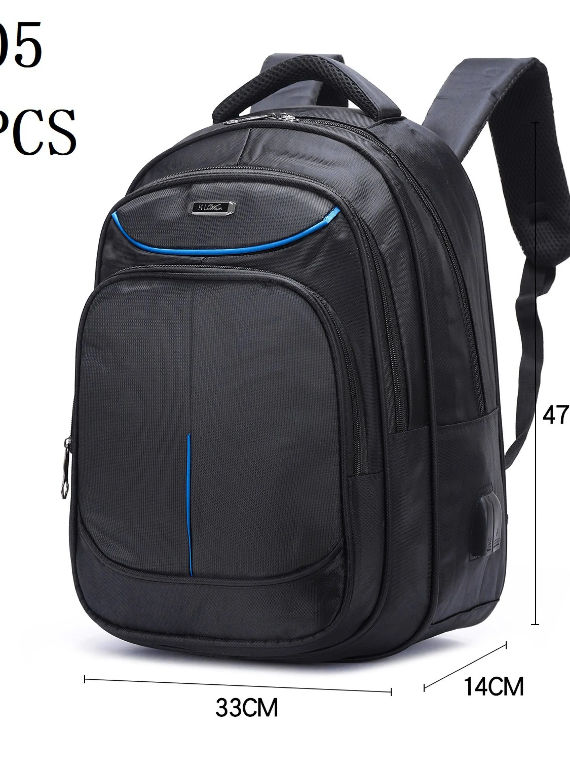 Mochila masculina com cabo USB A905