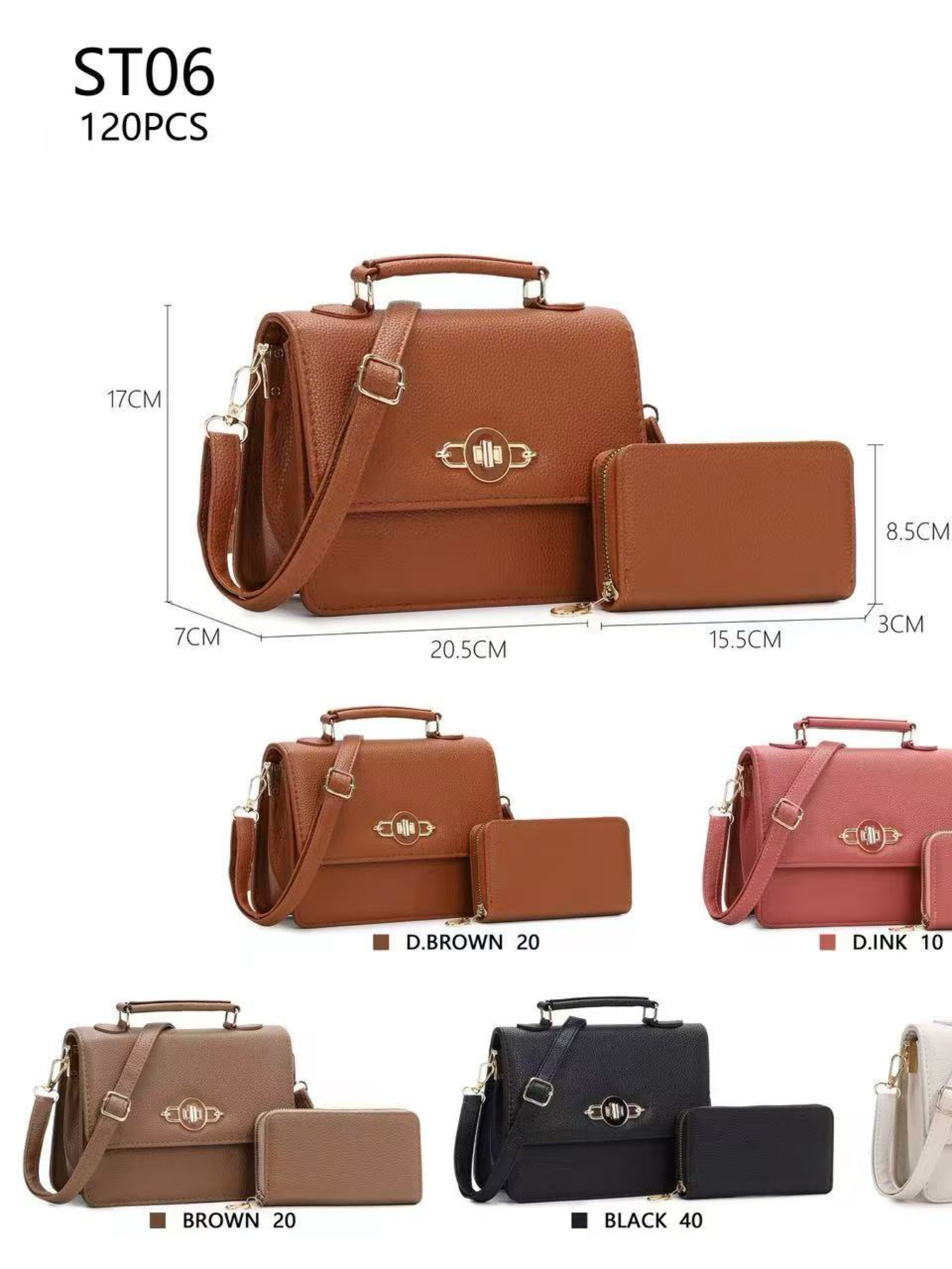 Bolsa com carteira grande ST06