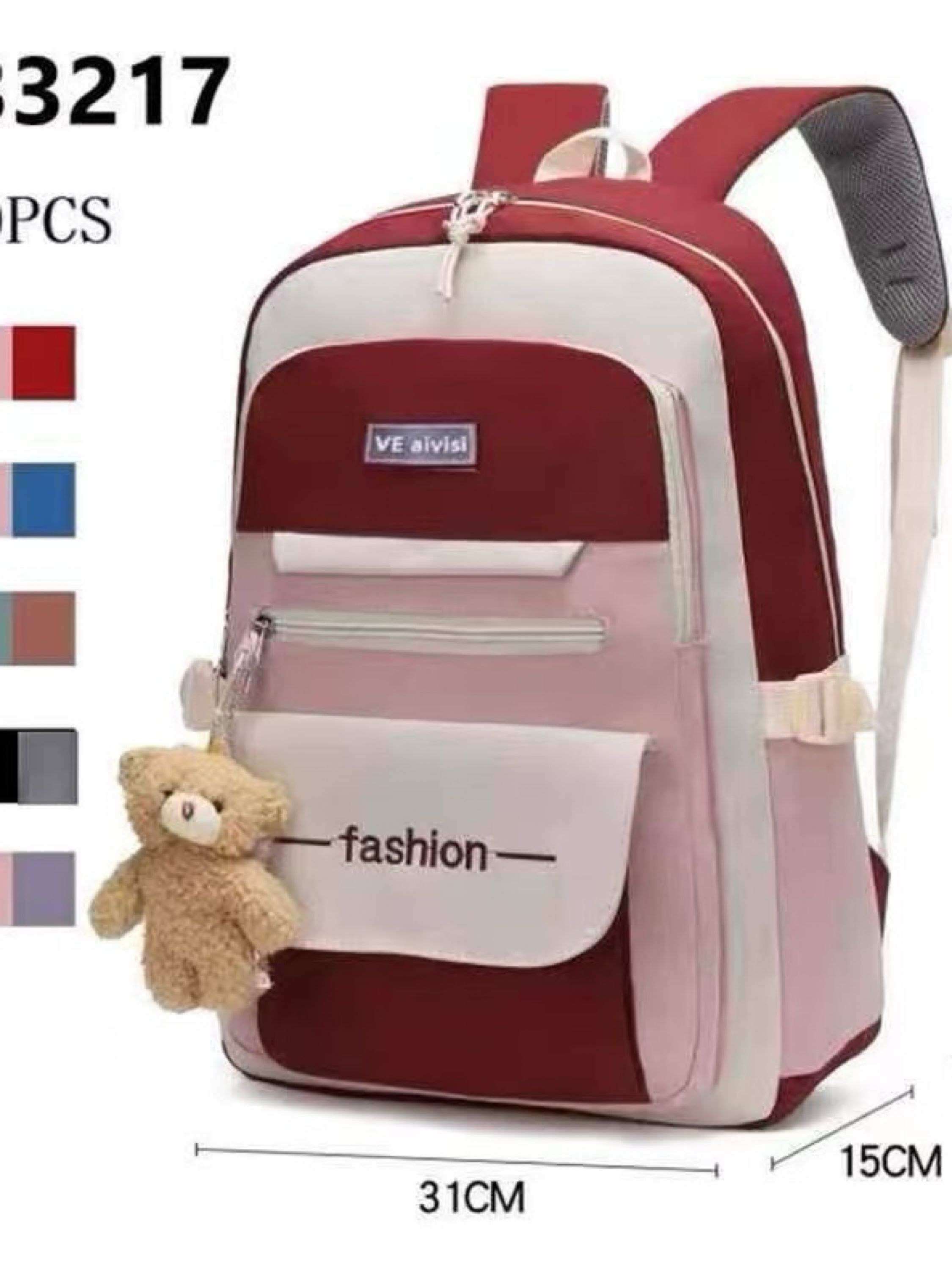 Mochila impermeável grande com Urso VE33217