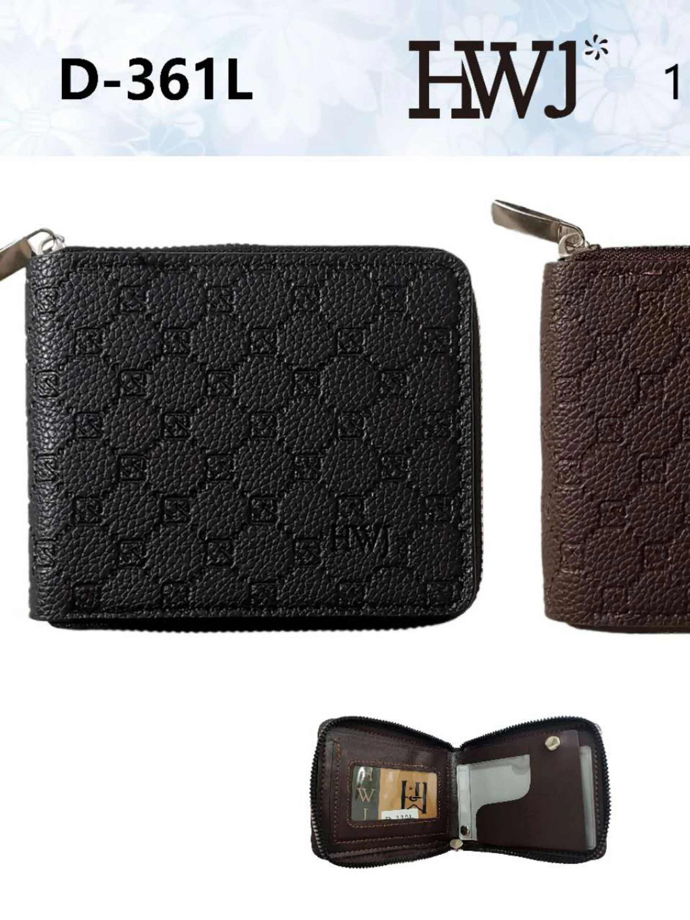 Carteira masculina com zíper D-361L