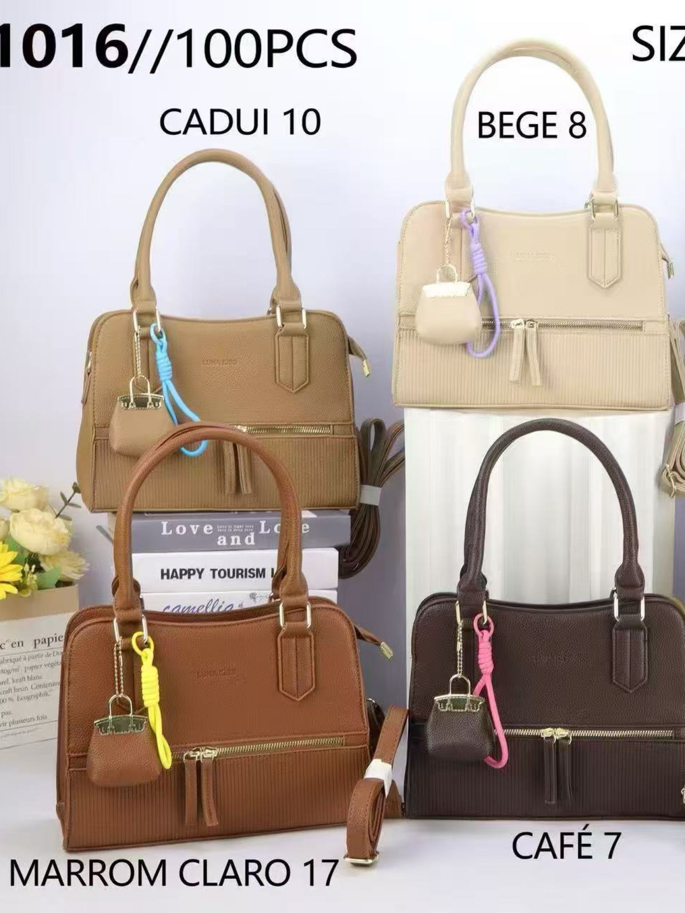 Bolsa média com chaveiro LK-1016