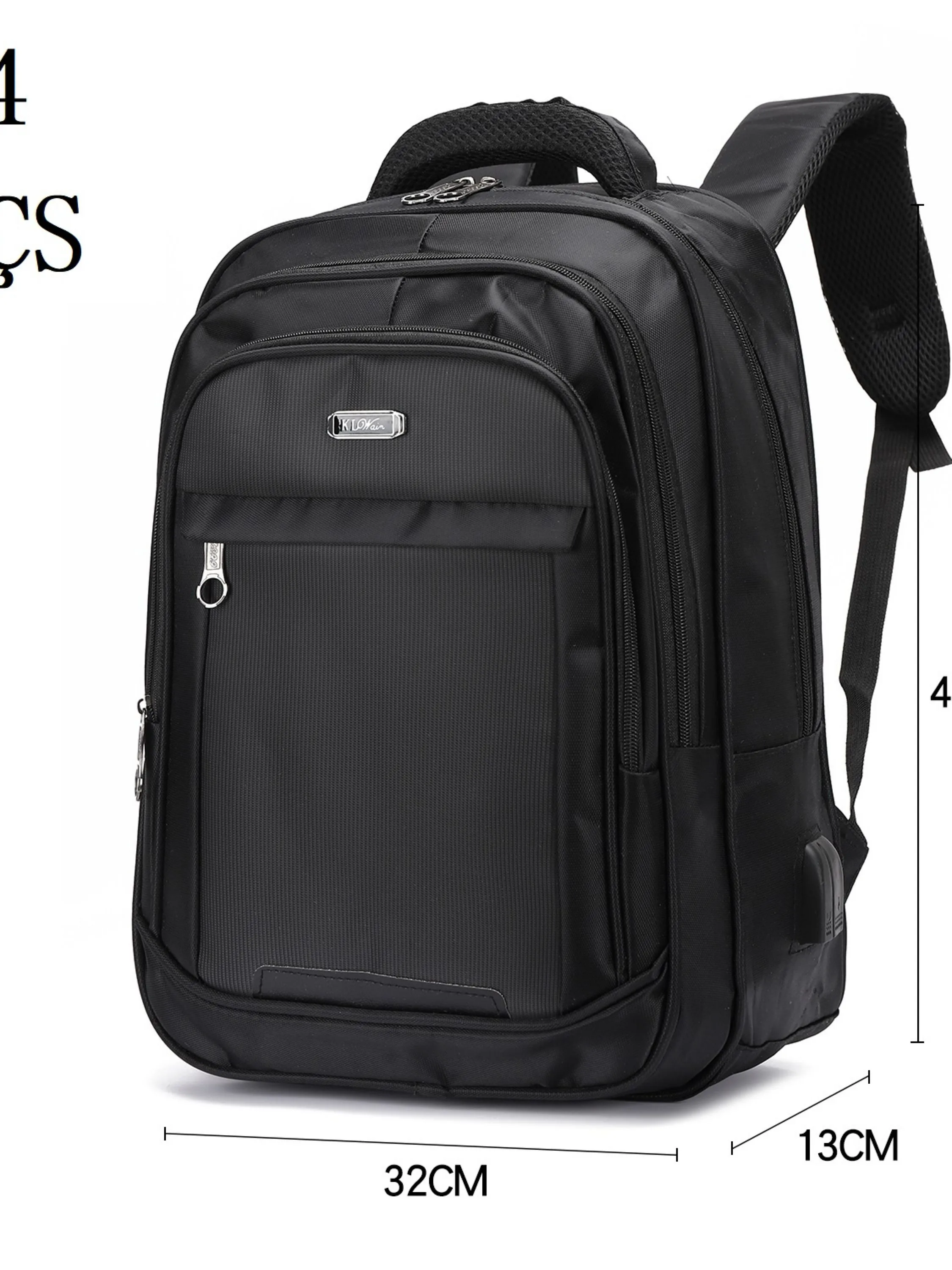 Mochila masculina com cabo USB A904