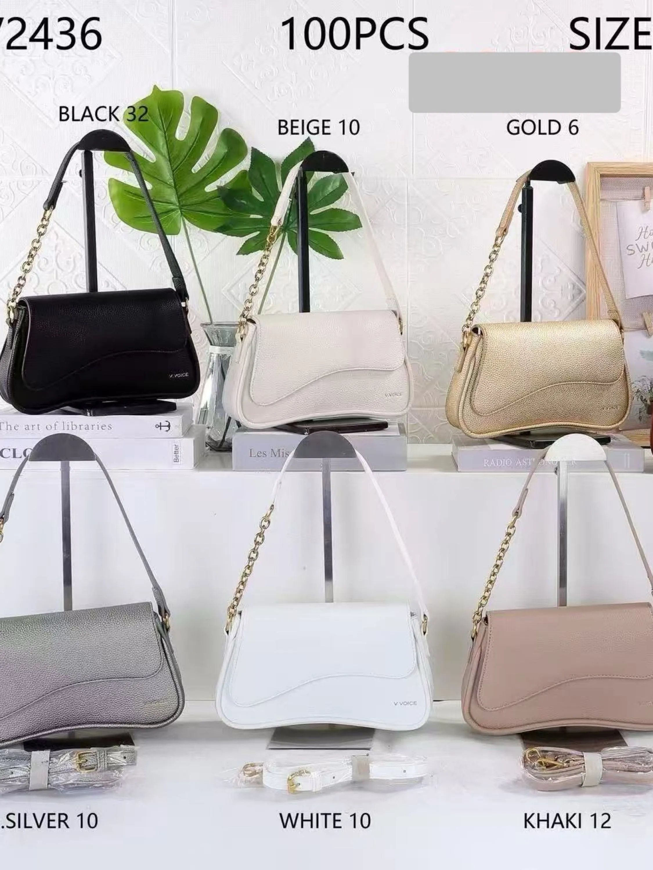 Bolsa transversal com dois alça VV2436