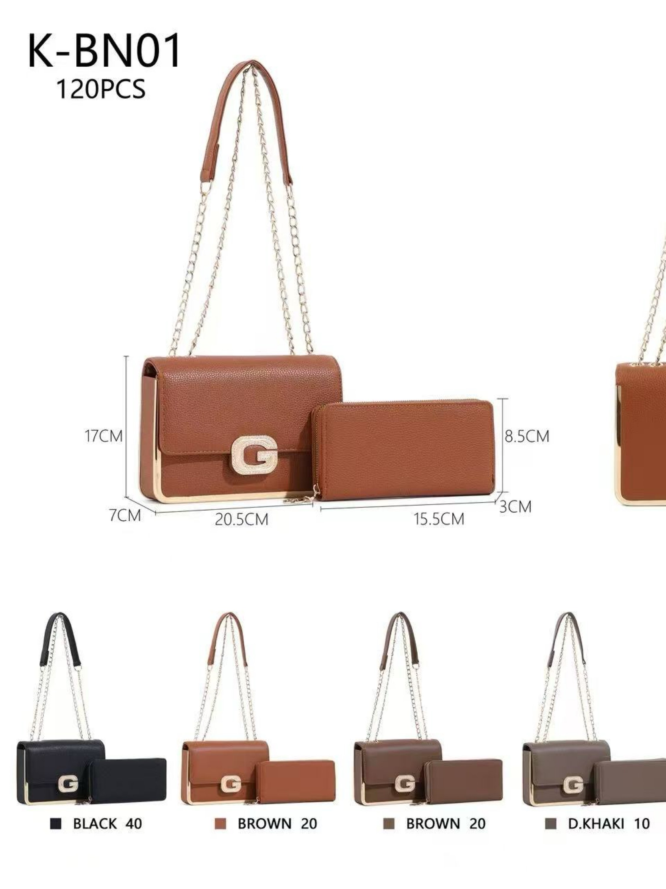 Bolsa com carteira grande  K-BN01