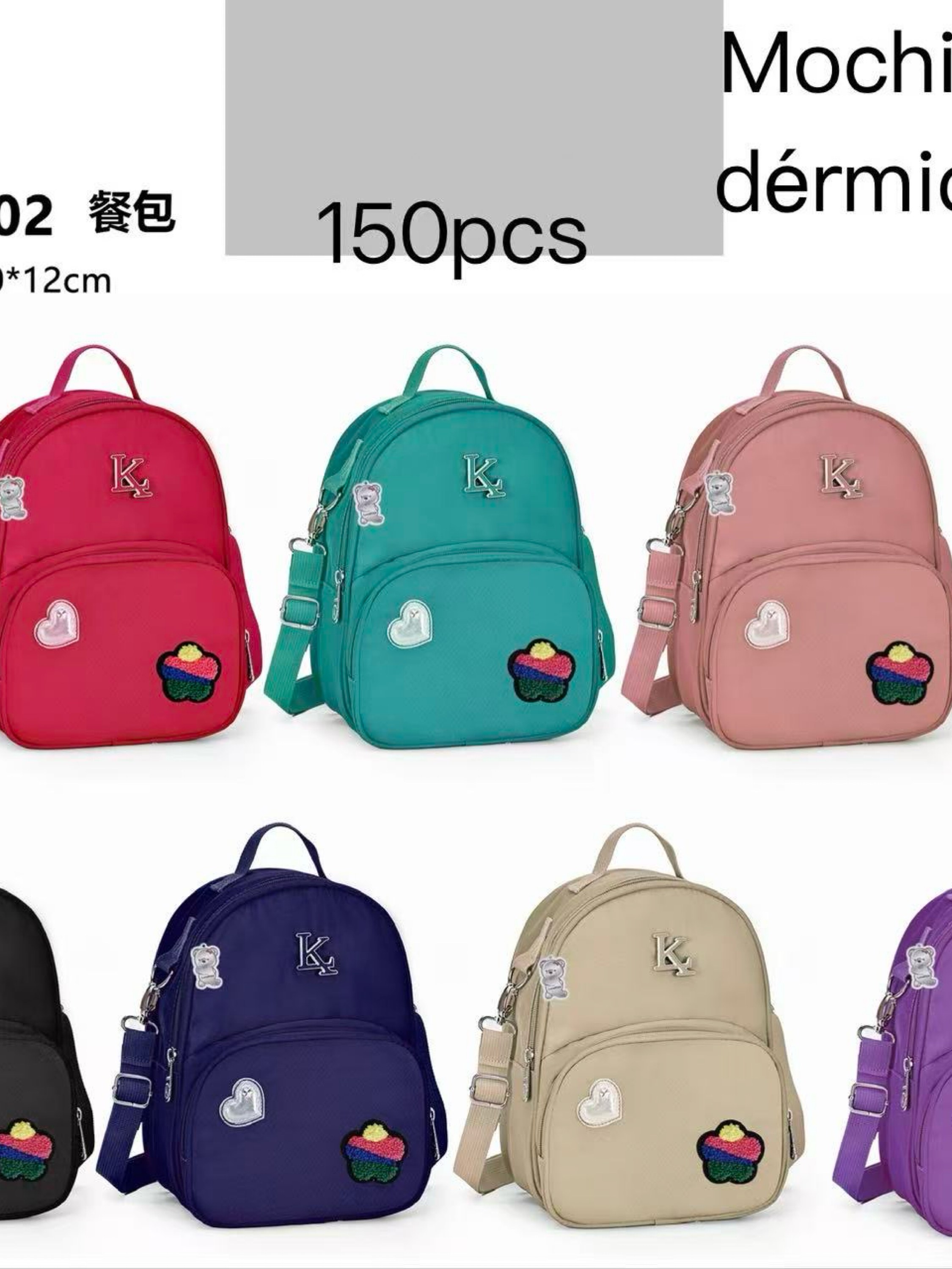 Mochila vira bolsa impermeável e dérmica VV1702
