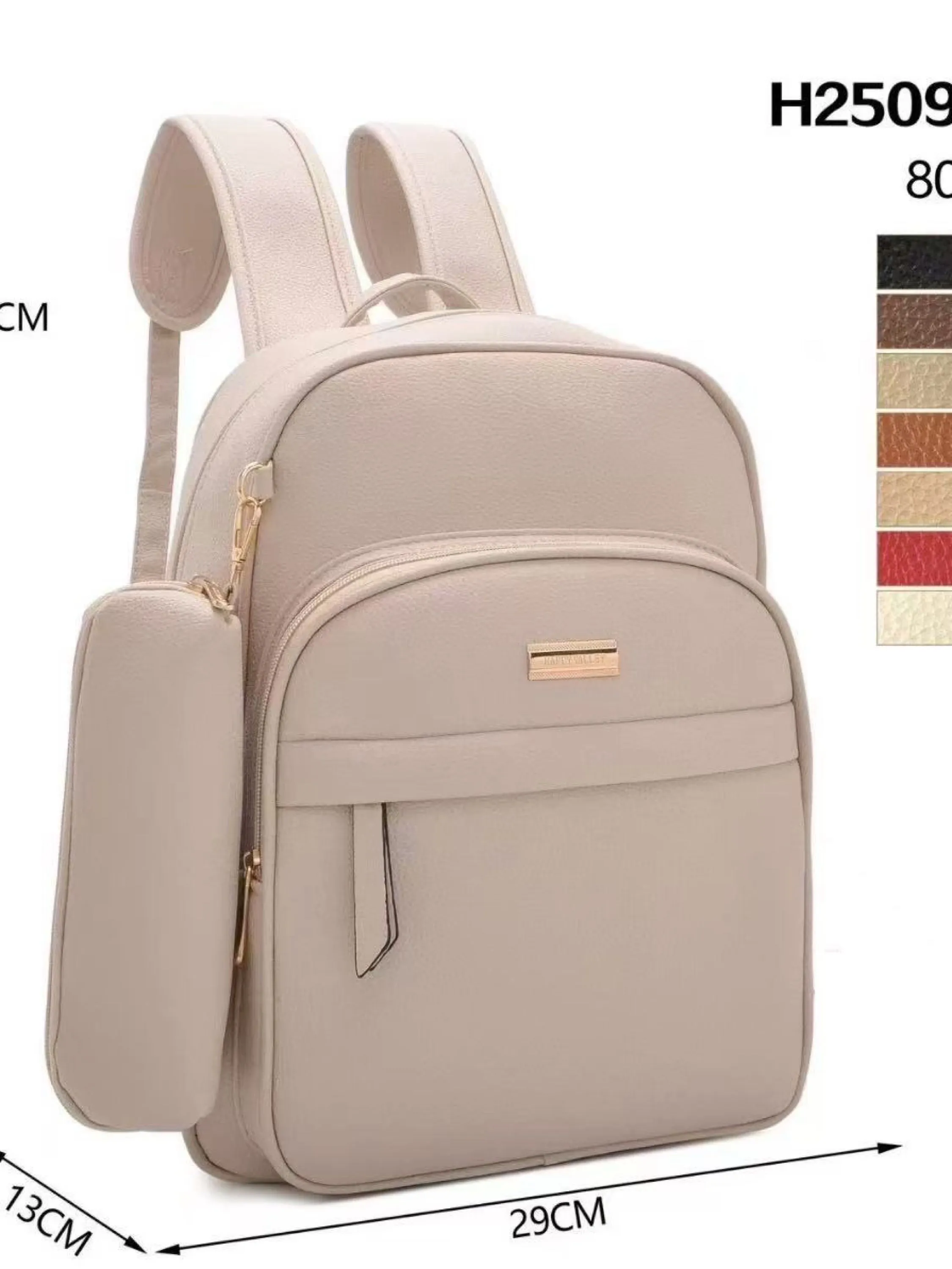 Mochila grande alça larga e com estojo H2509-16